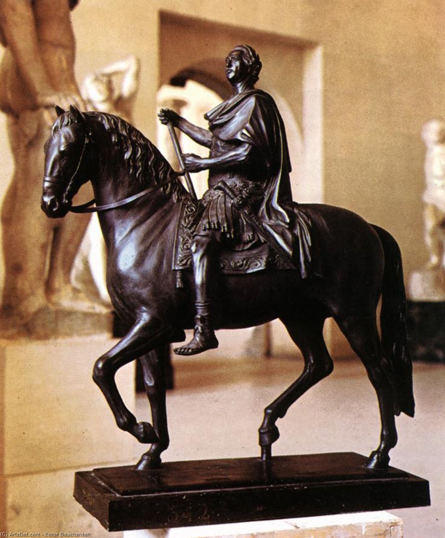 Buy Museum Art Reproductions Equestrian Statue of Louis XV, 1748 by Edme Bouchardon (1698-1762, France) | ArtsDot.com