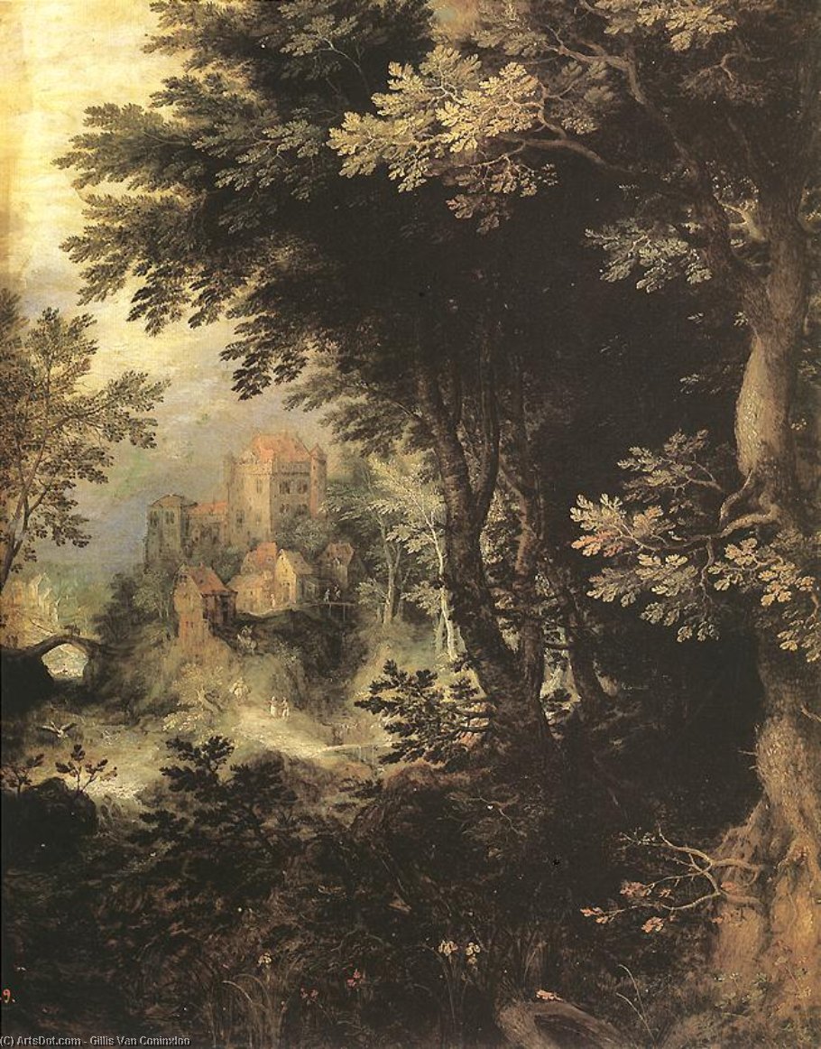 Buy Museum Art Reproductions Landscape by Gillis Van Coninxloo (1544-1606, Belgium) | ArtsDot.com
