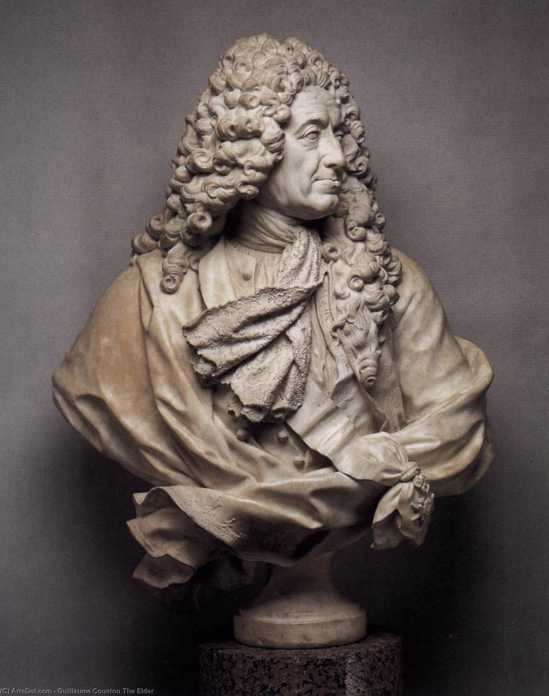 Buy Museum Art Reproductions Bust of Samuel Bernard, 1727 by Guillaume Coustou The Elder (1716-1777, France) | ArtsDot.com