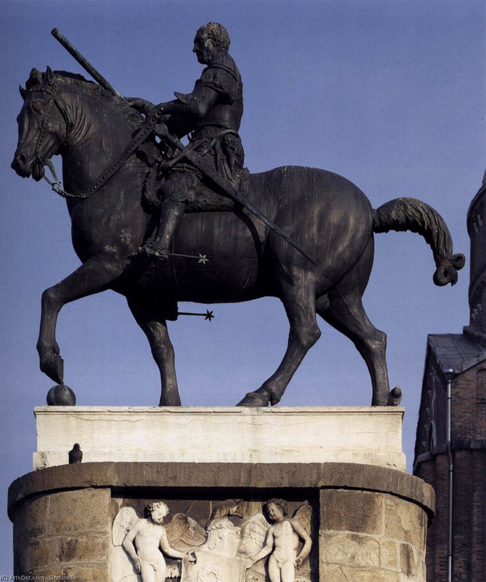 Buy Museum Art Reproductions Equestrian Statue of Gattamelata (11), 1447 by Donatello (1386-1466, Italy) | ArtsDot.com