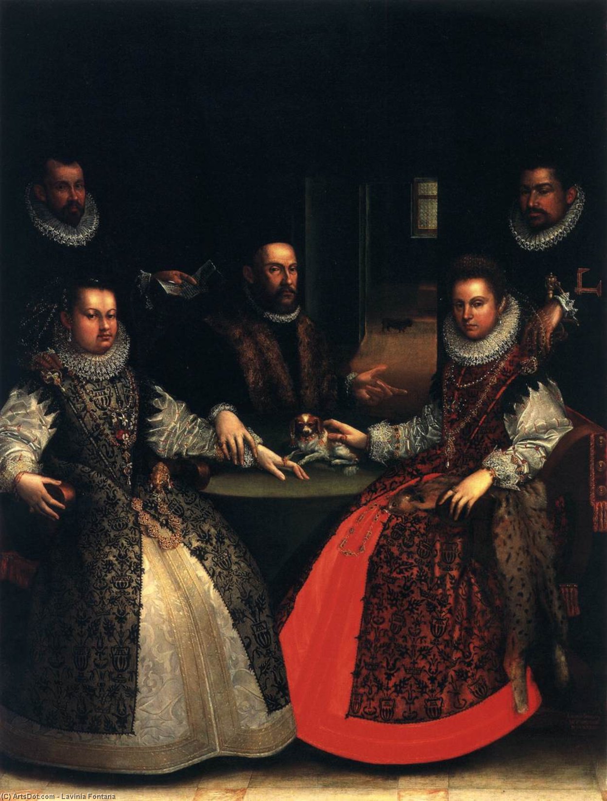 Buy Museum Art Reproductions Portrait of the Gozzadini Family, 1584 by Lavinia Fontana (1552-1614, Italy) | ArtsDot.com