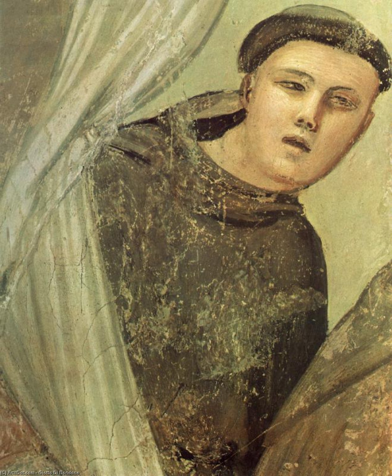順序 絵画のコピー 聖フランシスの人生の風景: 7. 聖フランシスの昇天のビジョン(詳細), 1325 バイ Giotto Di Bondone (1267-1337, Italy) | ArtsDot.com