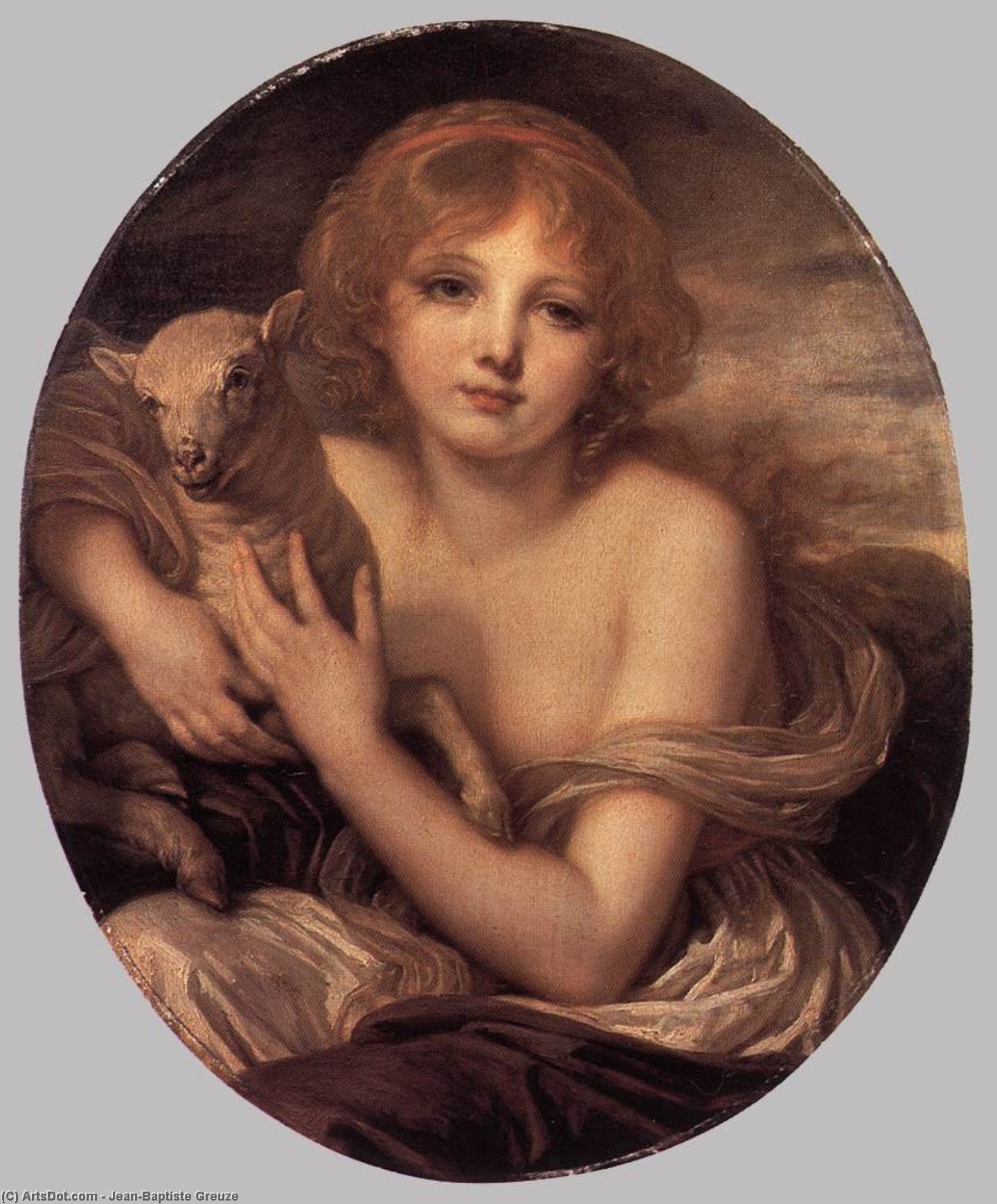 Buy Museum Art Reproductions Innocence, 1790 by Jean-Baptiste Greuze (1725-1805, France) | ArtsDot.com