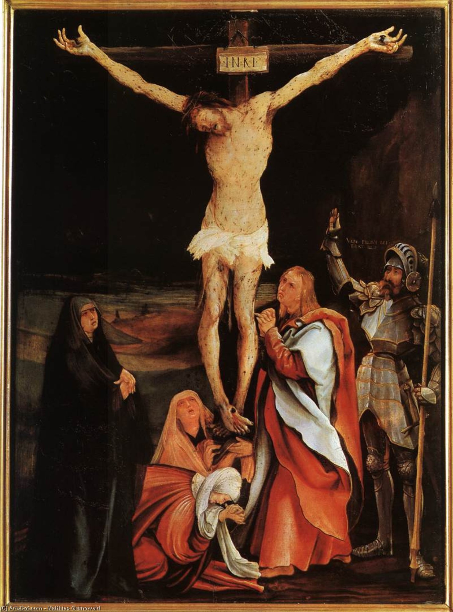 Buy Museum Art Reproductions The Crucifixion, 1501 by Matthias Grünewald (1480-1528, Germany) | ArtsDot.com