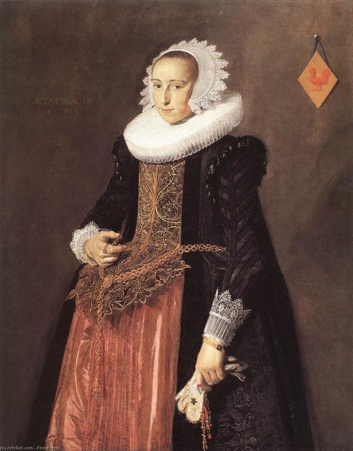 Buy Museum Art Reproductions Anetta Hanemans, 1625 by Frans Hals (1580-1666, Belgium) | ArtsDot.com