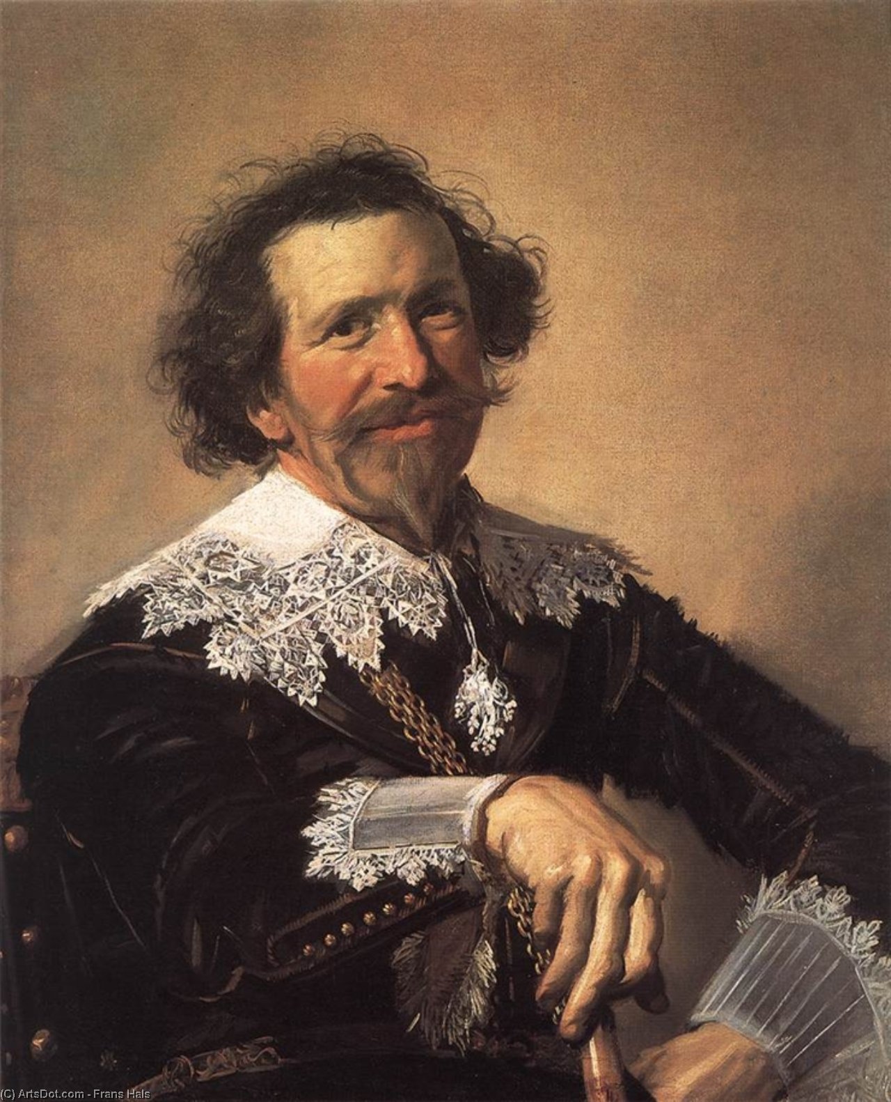 Order Oil Painting Replica Pieter van den Broecke, 1633 by Frans Hals (1580-1666, Belgium) | ArtsDot.com