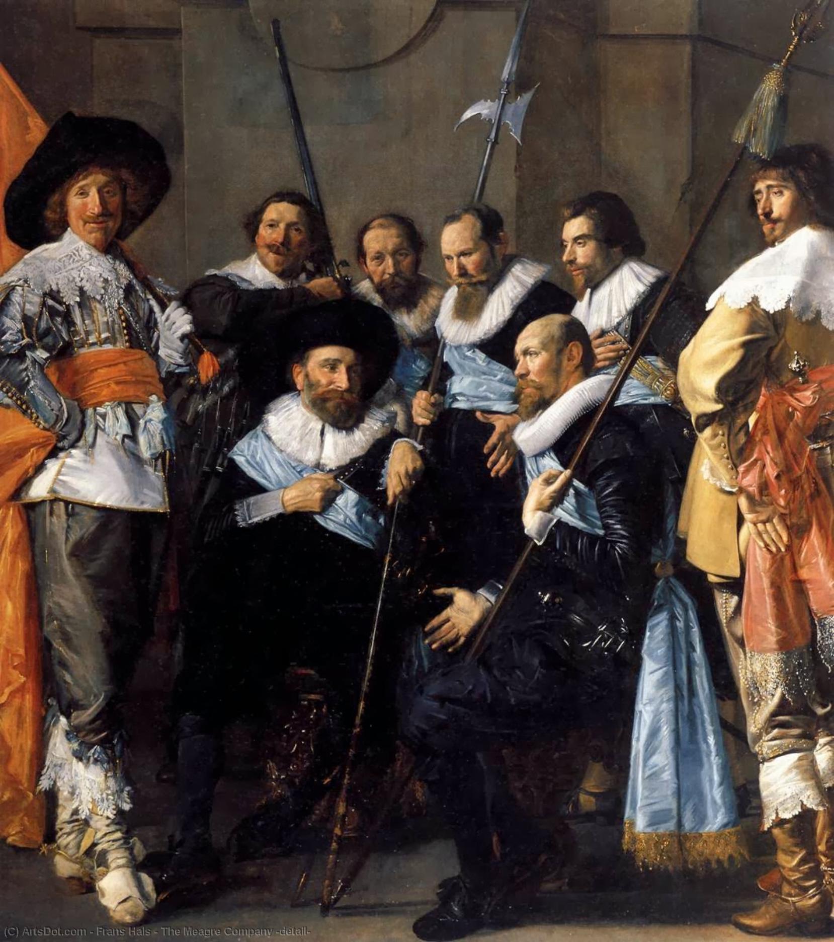 Order Oil Painting Replica The Meagre Company (detail), 1633 by Frans Hals (1580-1666, Belgium) | ArtsDot.com