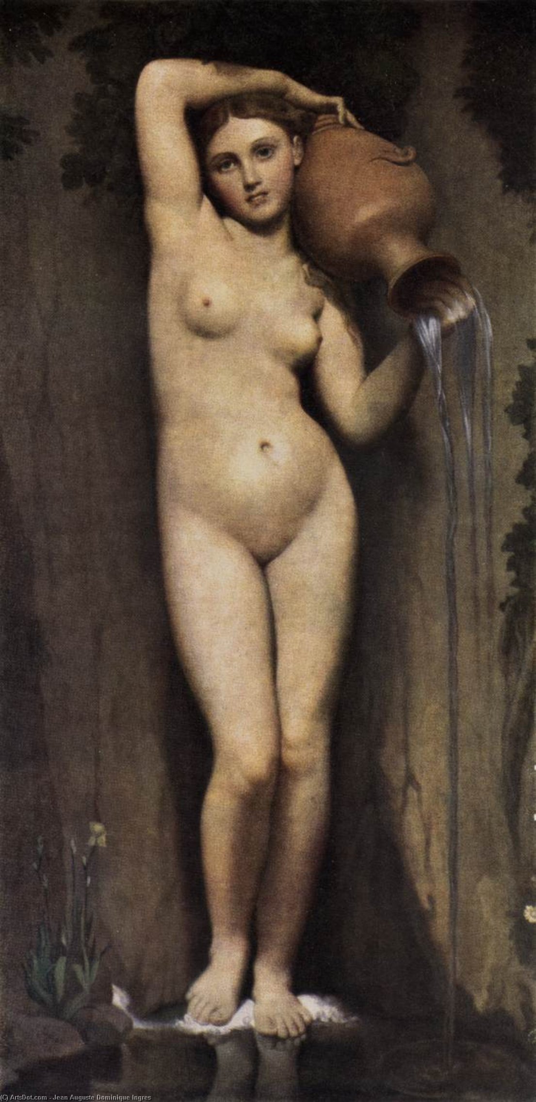 Buy Museum Art Reproductions The Source, 1820 by Jean Auguste Dominique Ingres (1780-1867, France) | ArtsDot.com