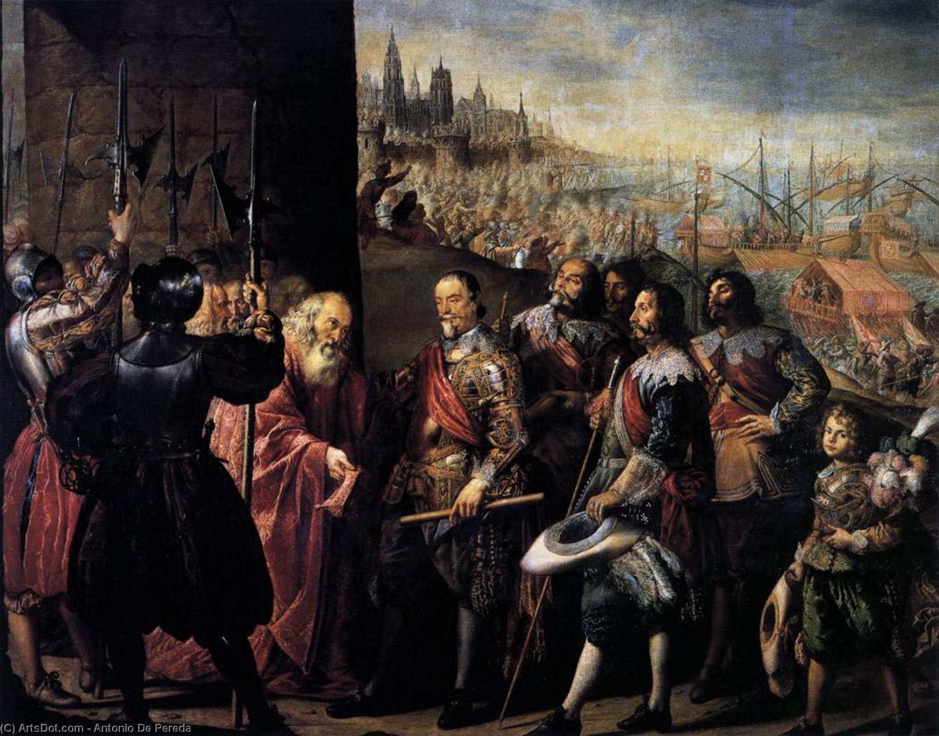 Order Artwork Replica The Relief of Genoa, 1634 by Antonio De Pereda (1611-1678, Spain) | ArtsDot.com