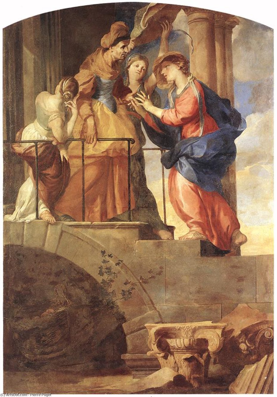 Order Oil Painting Replica The Visitation, 1659 by Pierre Puget (1620-1694, France) | ArtsDot.com
