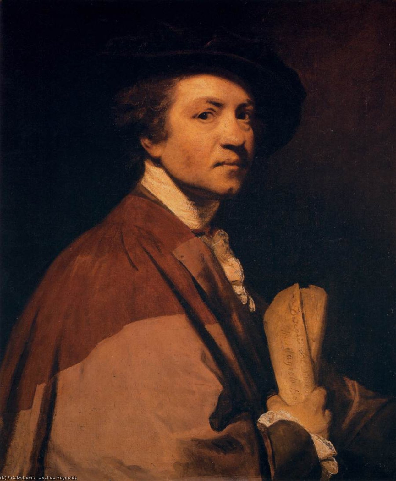 Buy Museum Art Reproductions Self-Portrait, 1775 by Joshua Reynolds | ArtsDot.com
