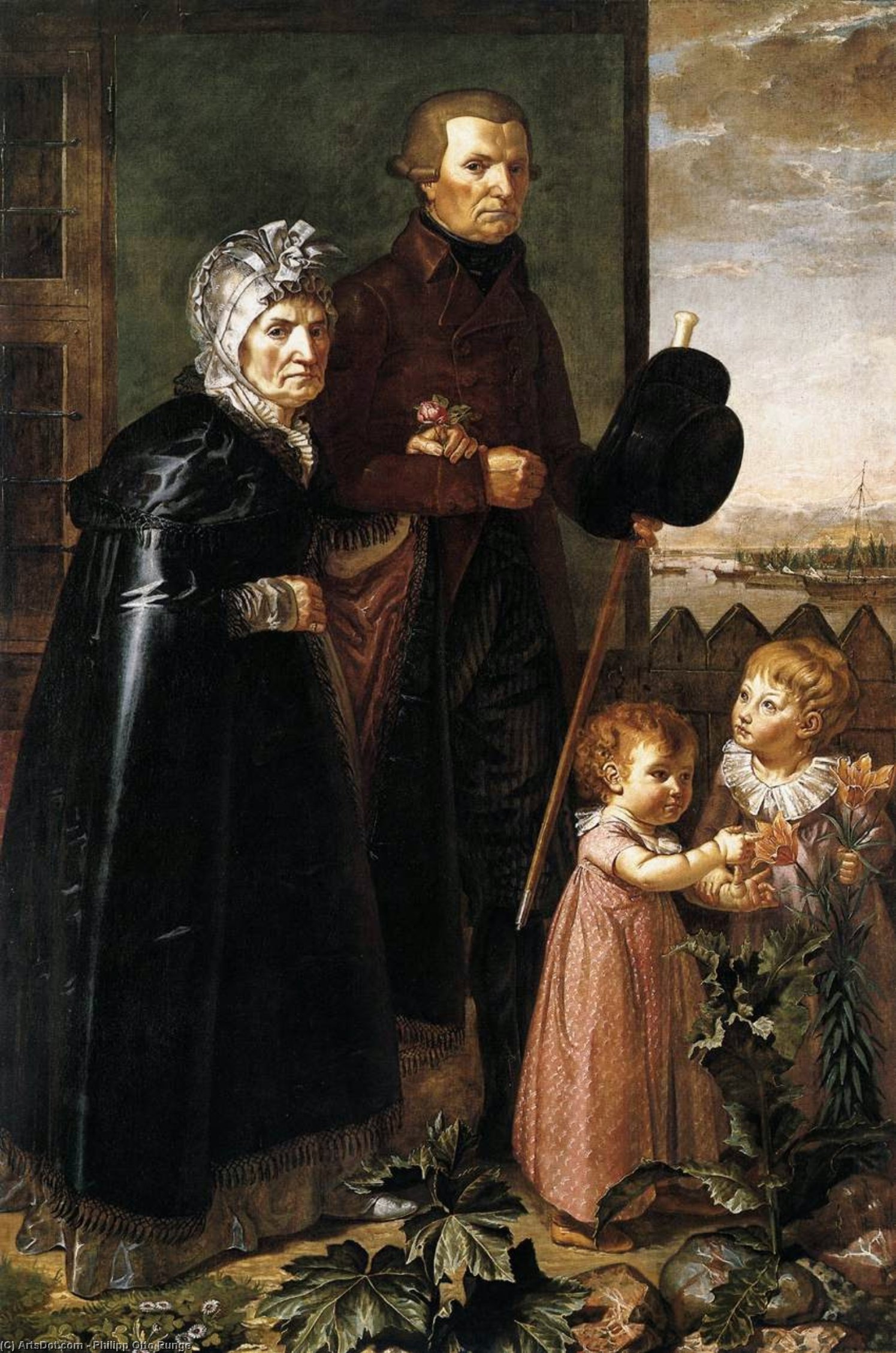 Buy Museum Art Reproductions The Artist`s Parents, 1806 by Philipp Otto Runge (1777-1810, Germany) | ArtsDot.com