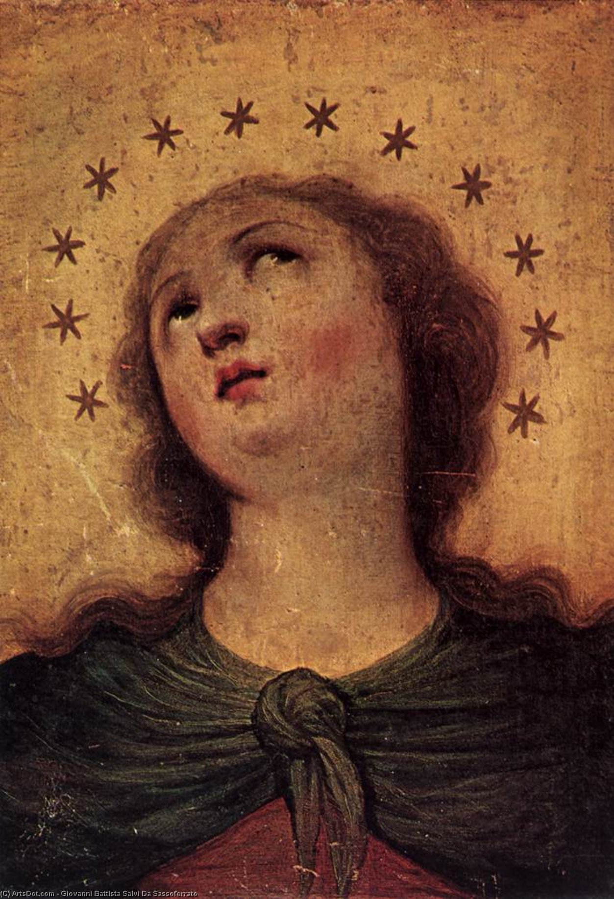 Buy Museum Art Reproductions Madonna at Prayer by Giovanni Battista Salvi Da Sassoferrato (1609-1685, Italy) | ArtsDot.com