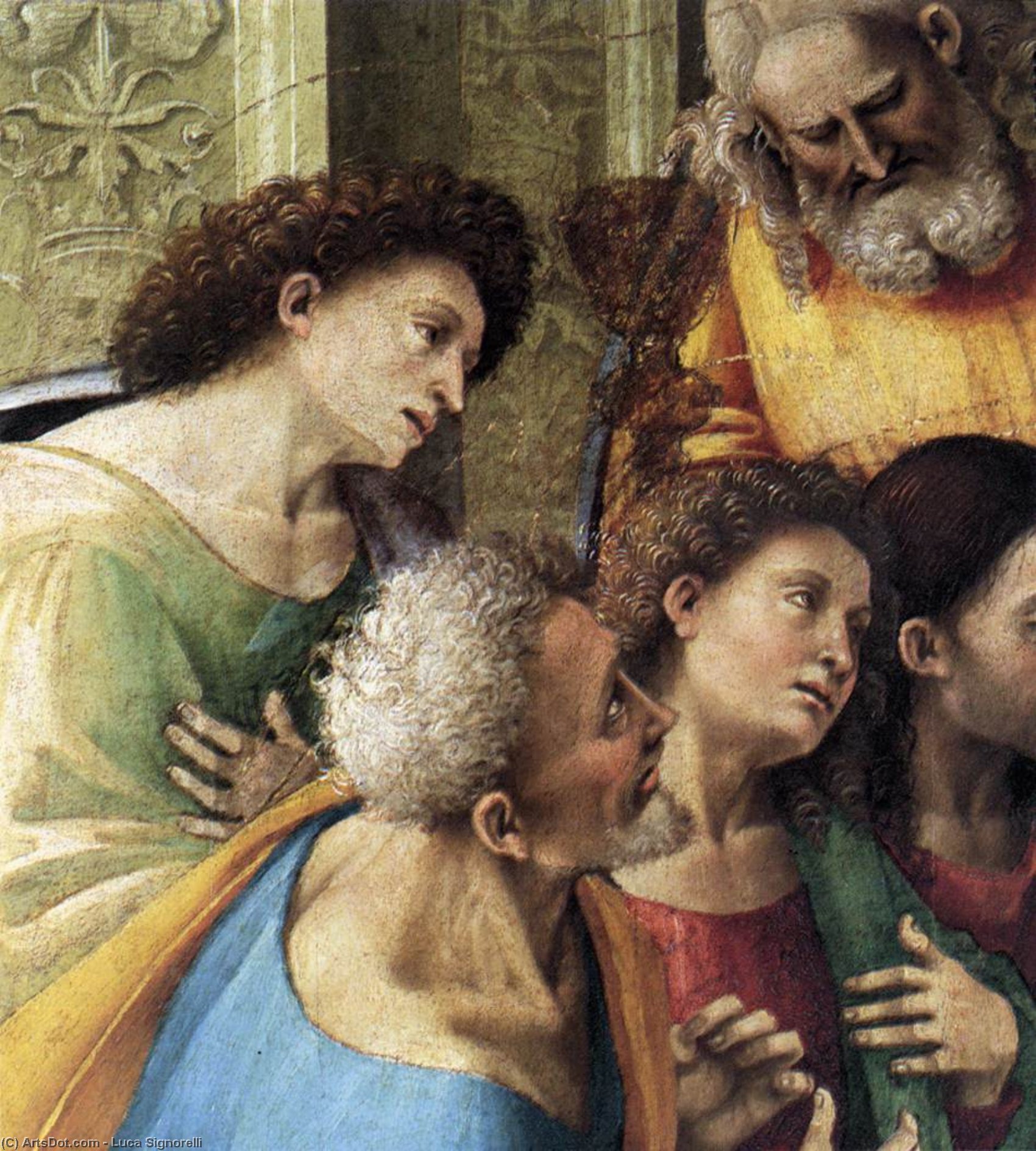 Buy Museum Art Reproductions Communion of the Apostles (detail), 1512 by Luca Signorelli (1450-1523, Italy) | ArtsDot.com