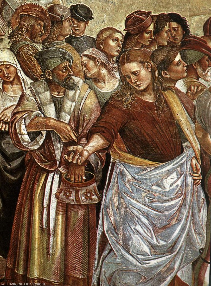 Buy Museum Art Reproductions Sermon and Deeds of the Antichrist (detail) (10), 1499 by Luca Signorelli (1450-1523, Italy) | ArtsDot.com