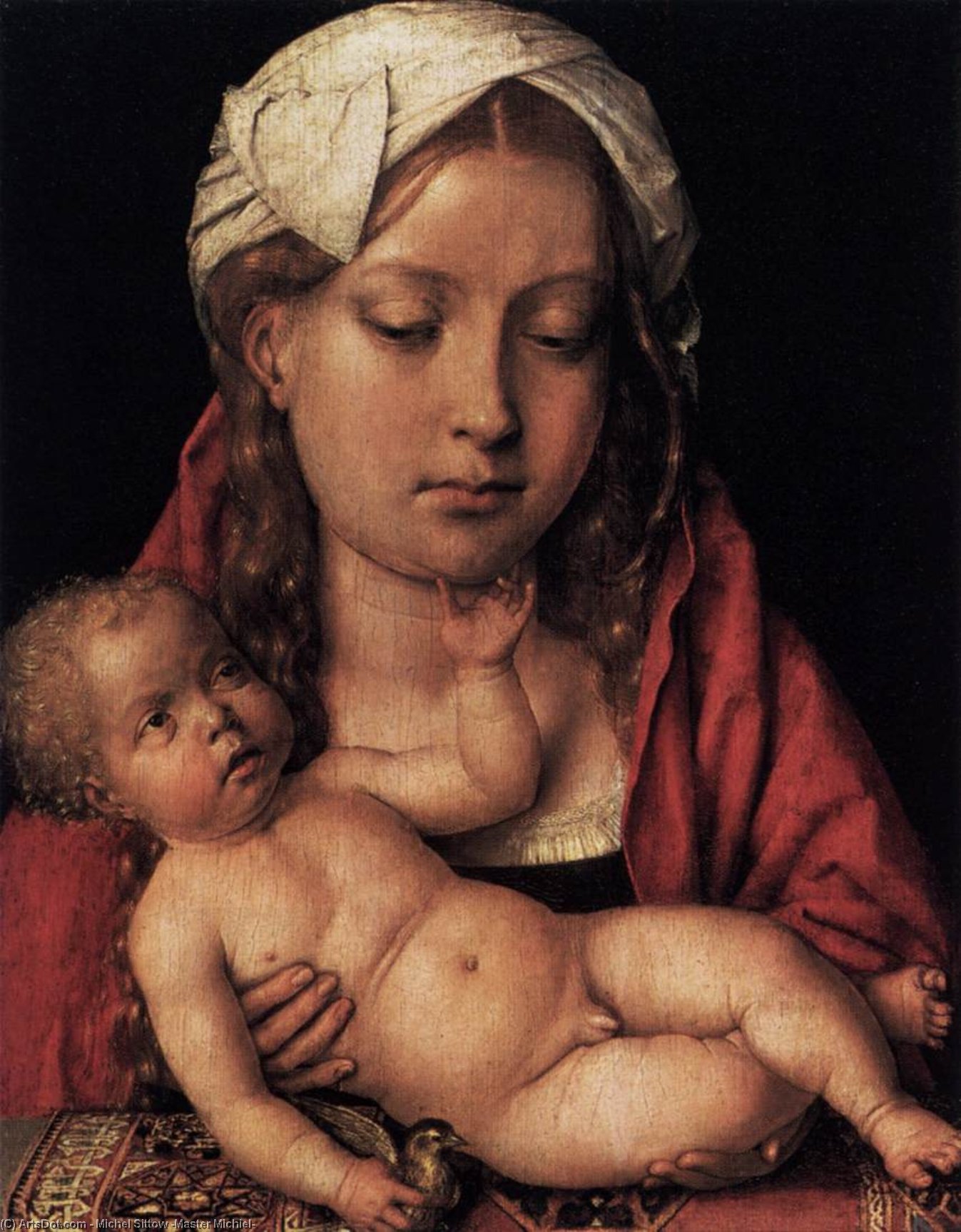 Order Oil Painting Replica Virgin and Child, 1515 by Michel Sittow (Master Michiel) (1468-1525, Estonia) | ArtsDot.com