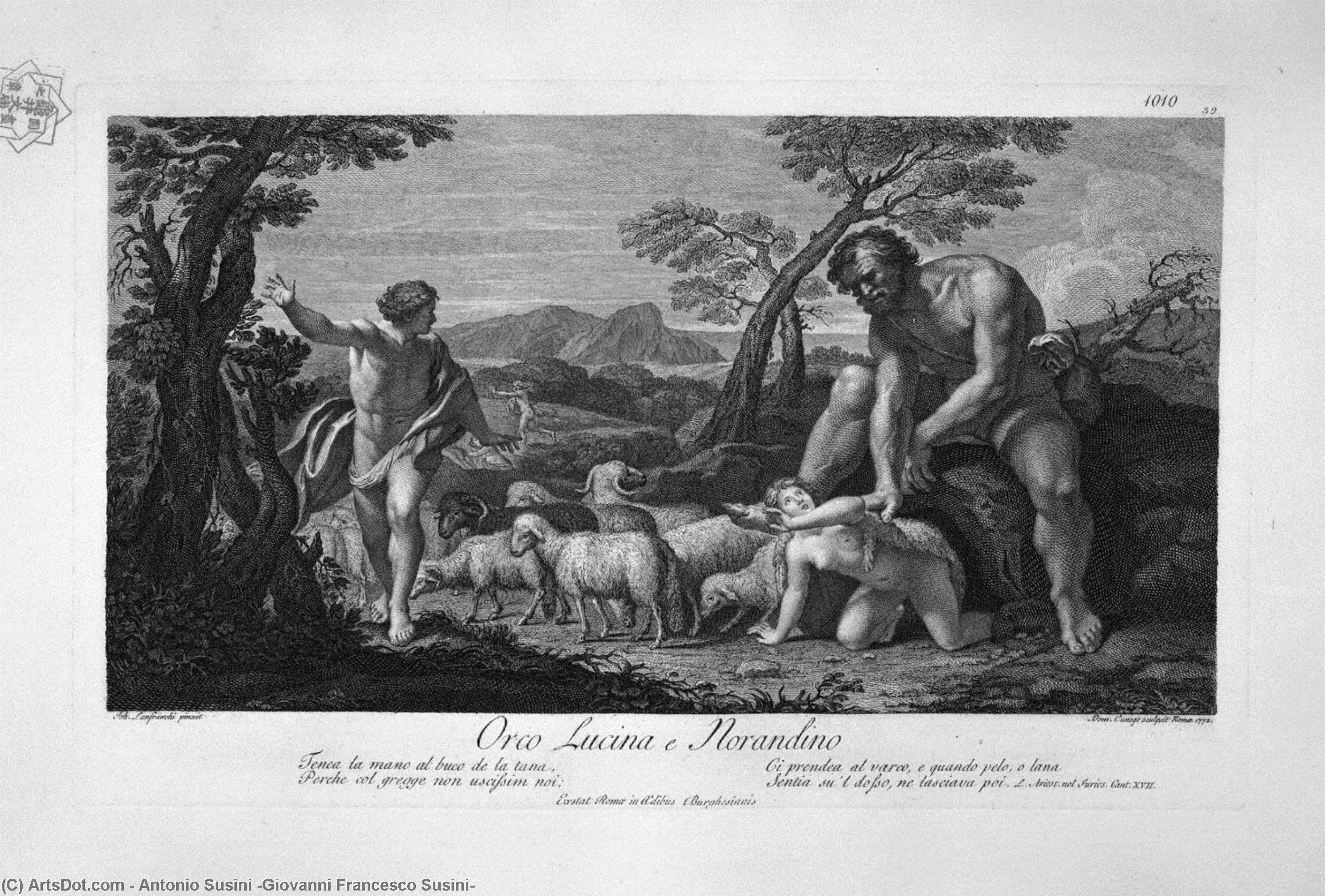 Buy Museum Art Reproductions Deianira Abducted by the Centaur Nessus, 1600 by Antonio Susini (Giovanni Francesco Susini) (1585-1653, Italy) | ArtsDot.com