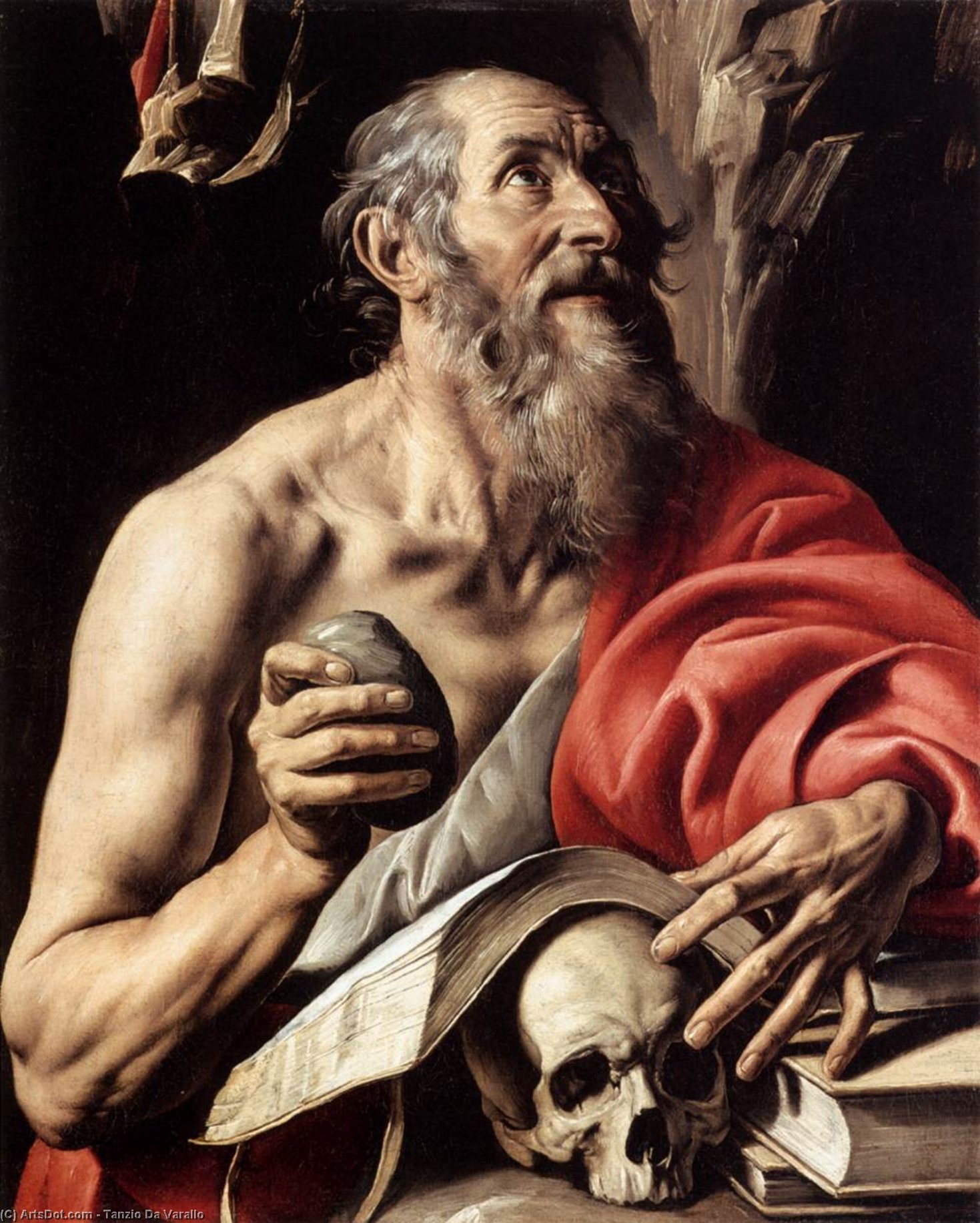 Buy Museum Art Reproductions St Jerome, 1624 by Tanzio Da Varallo (1580-1633, Italy) | ArtsDot.com