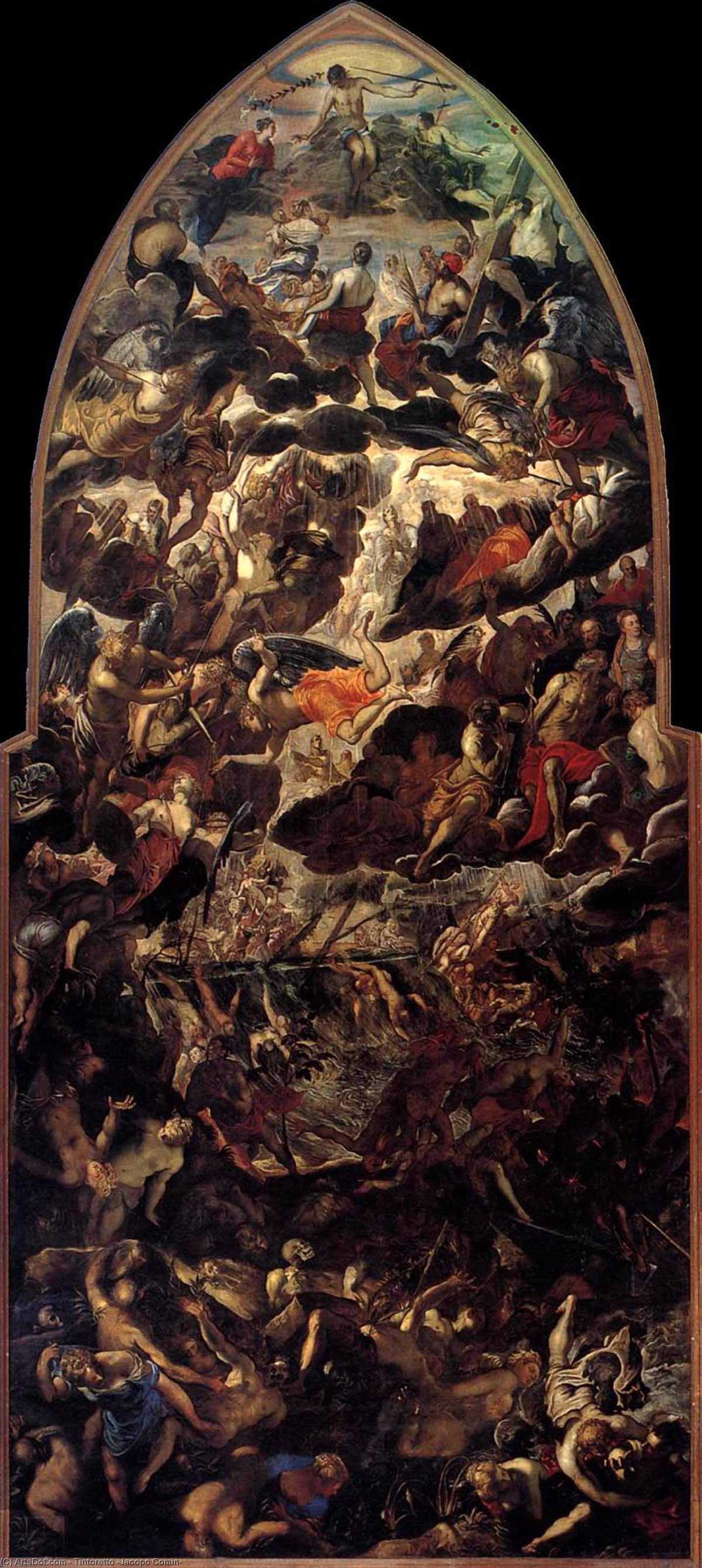 Order Oil Painting Replica The Last Judgment, 1560 by Tintoretto (Jacopo Comin) (1518-1594, Italy) | ArtsDot.com