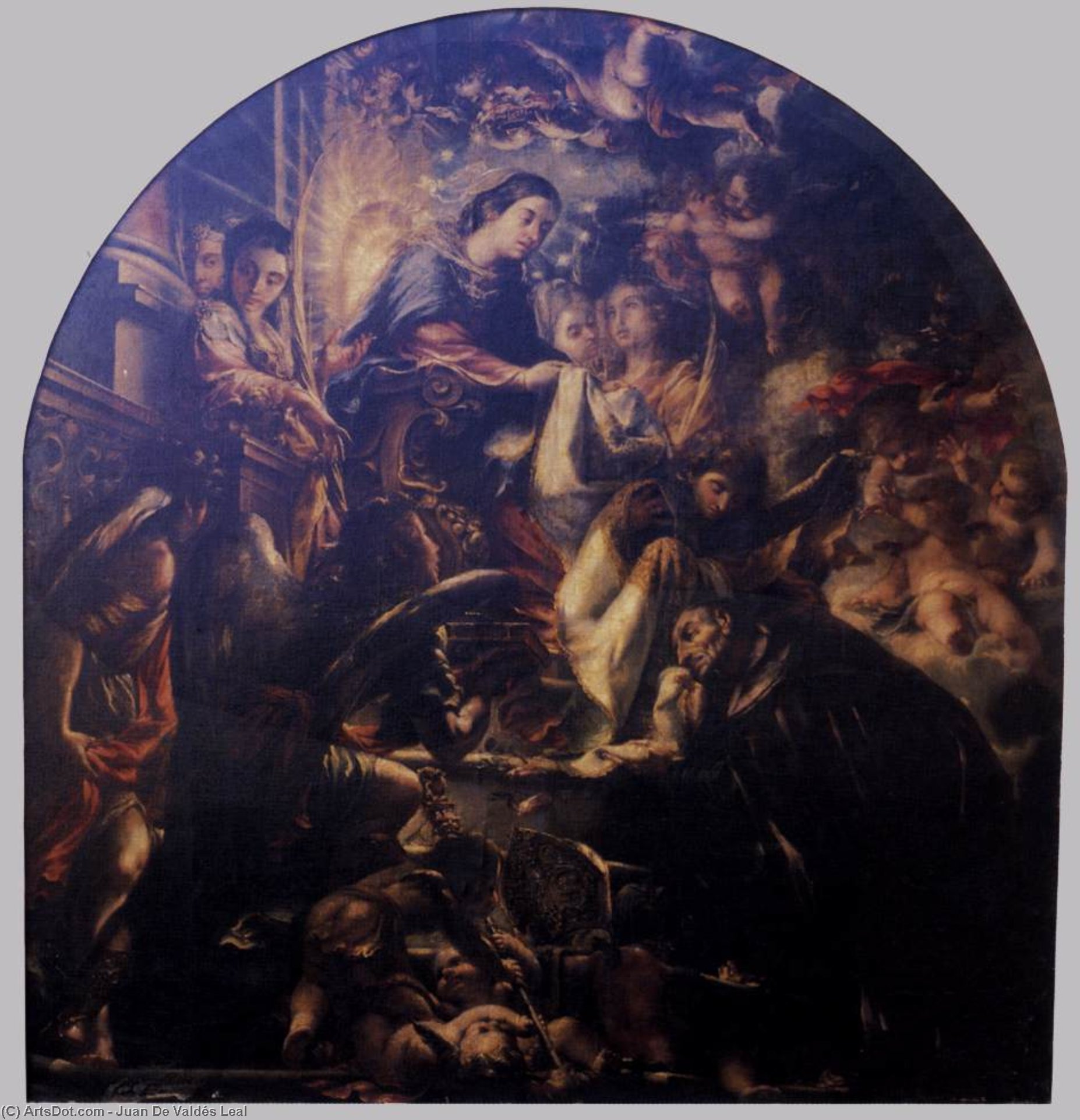 Order Artwork Replica Miracle of St Ildefonsus, 1661 by Juan De Valdés Leal (1622-1690, Spain) | ArtsDot.com