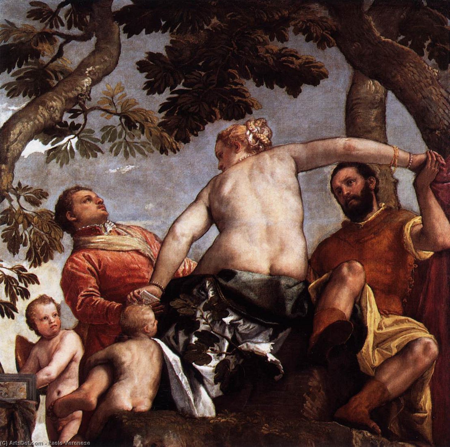 Order Oil Painting Replica Allegory of Love, I: Infidelity, 1575 by Paolo Veronese (1528-1588, Italy) | ArtsDot.com