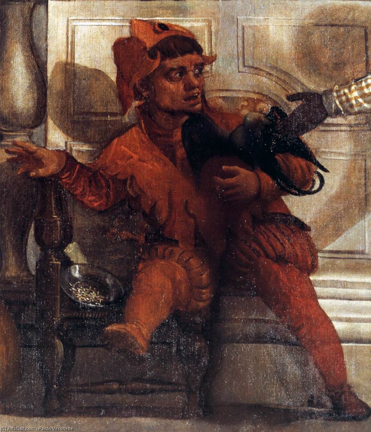 Order Oil Painting Replica Feast in the House of Levi (detail) (12), 1573 by Paolo Veronese (1528-1588, Italy) | ArtsDot.com