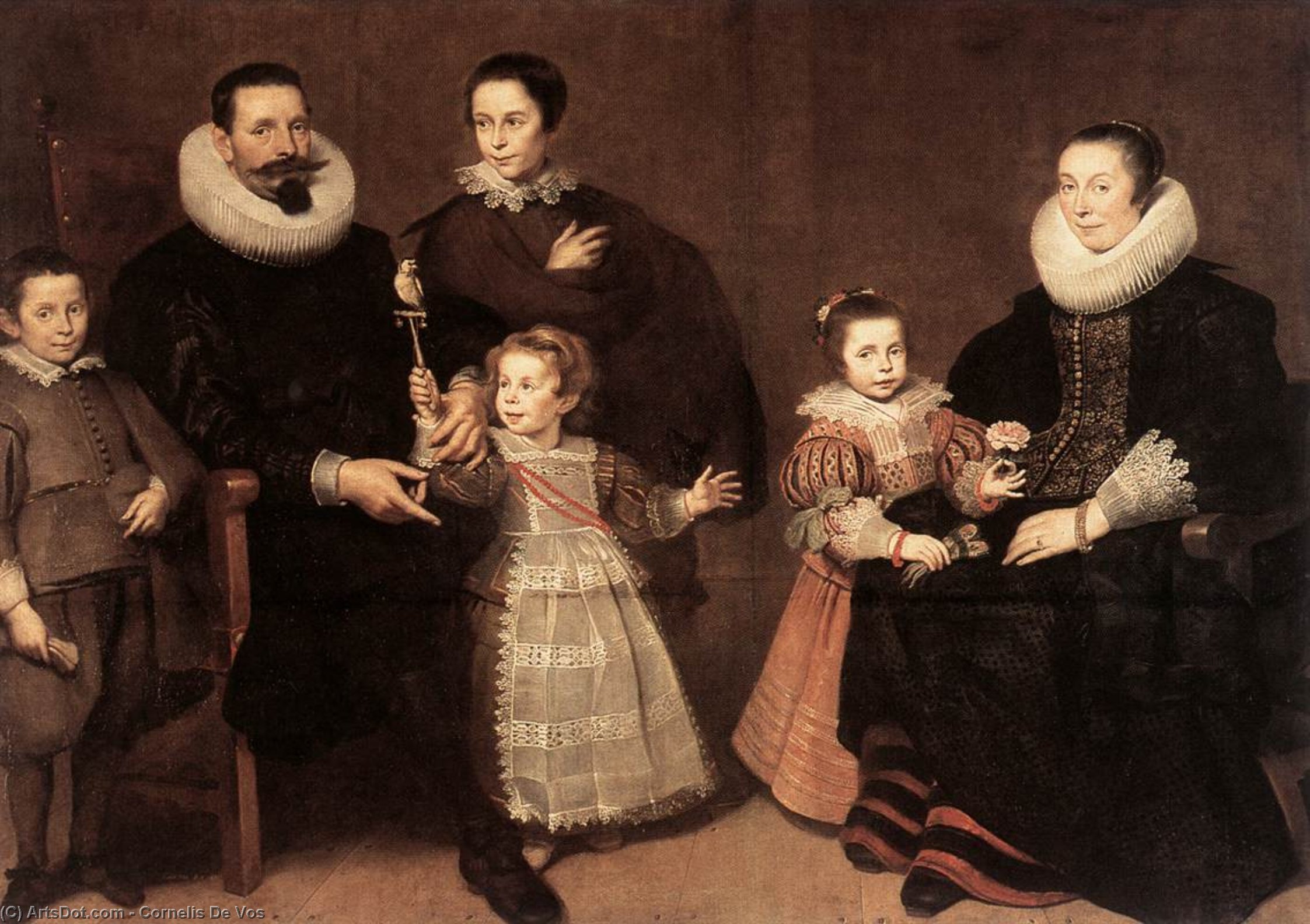 Order Oil Painting Replica Family Portrait, 1631 by Cornelis De Vos (1585-1651, Belgium) | ArtsDot.com