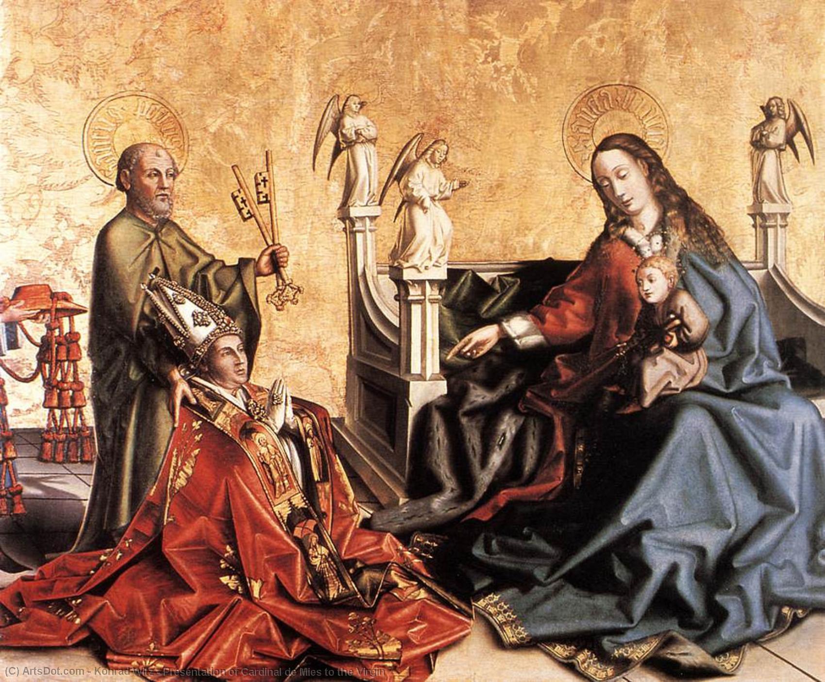 Compra Riproduzioni D'arte Del Museo Presentazione del Cardinale de Mies alla Vergine, 1443 di Konrad Witz (1400-1446, Germany) | ArtsDot.com