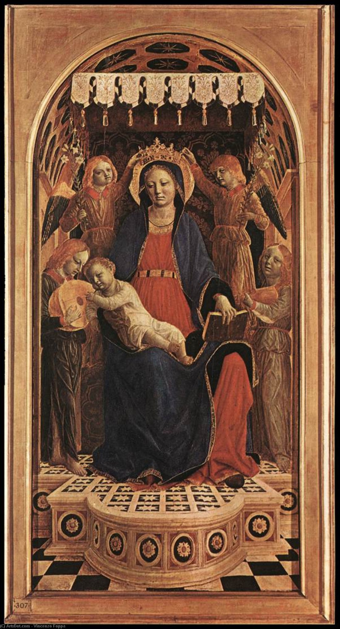 Order Oil Painting Replica Madonna and Child, 1476 by Vincenzo Foppa (1427-1515, Italy) | ArtsDot.com