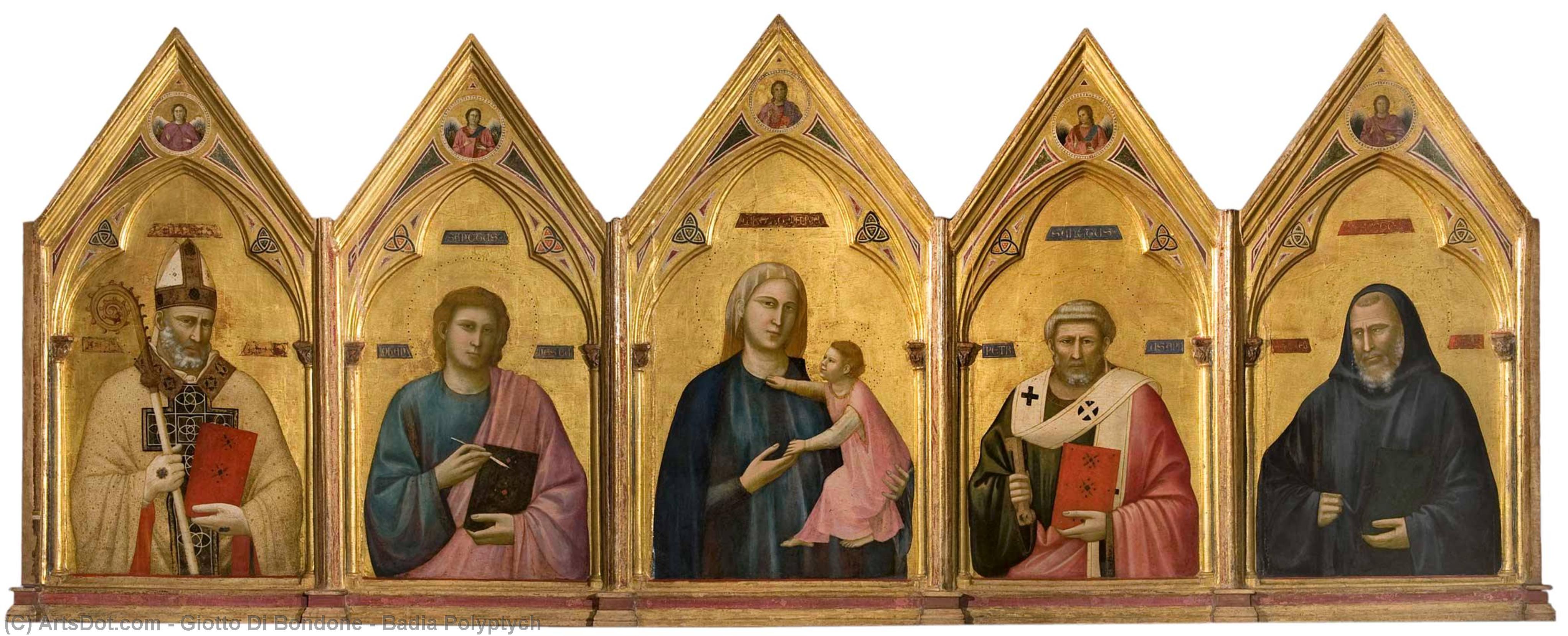 Order Oil Painting Replica Badia Polyptych, 1300 by Giotto Di Bondone (1267-1337, Italy) | ArtsDot.com
