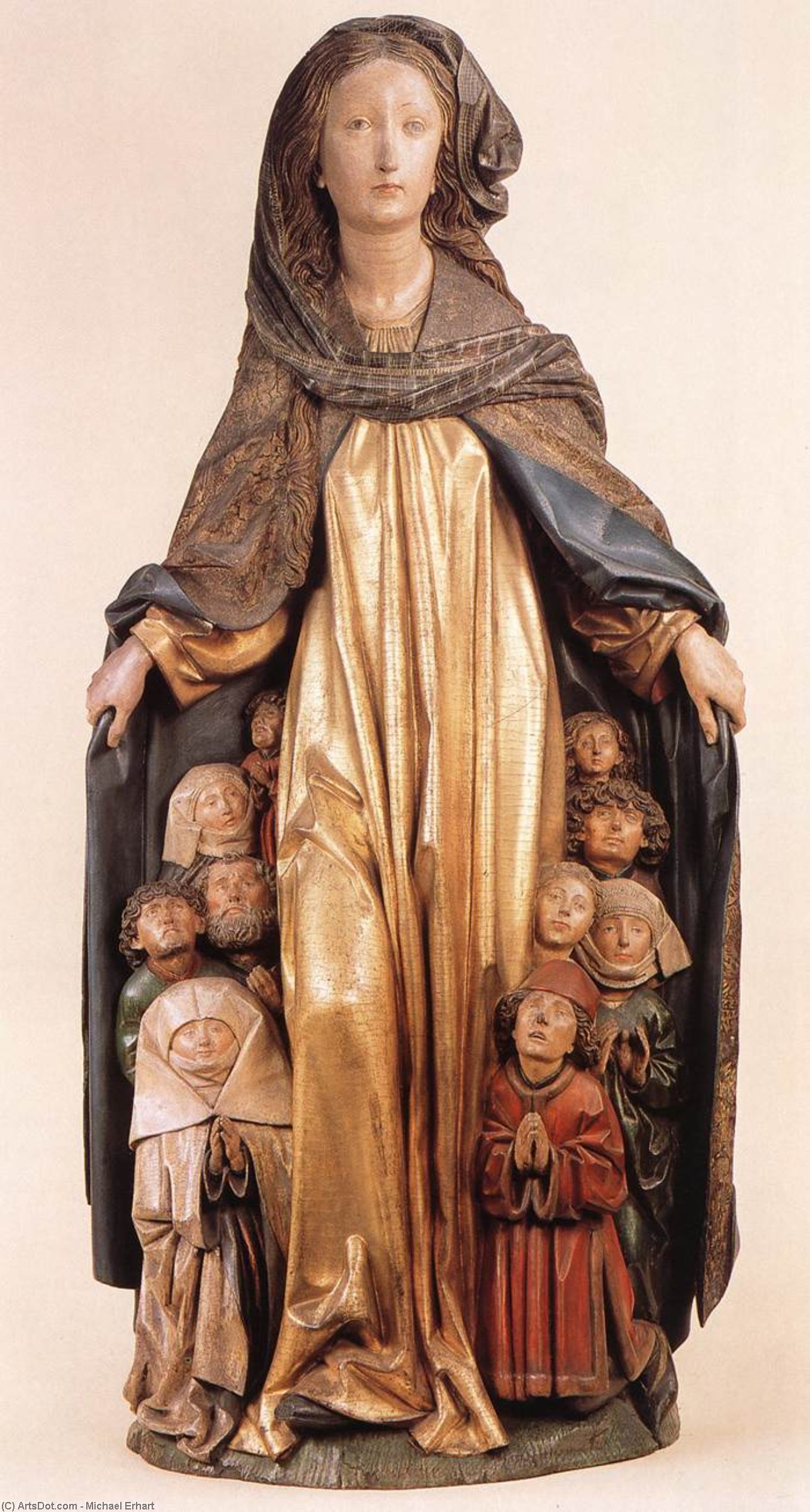 Buy Museum Art Reproductions Ravensburg Madonna of Mercy, 1480 by Michael Erhart (1442-1522) | ArtsDot.com
