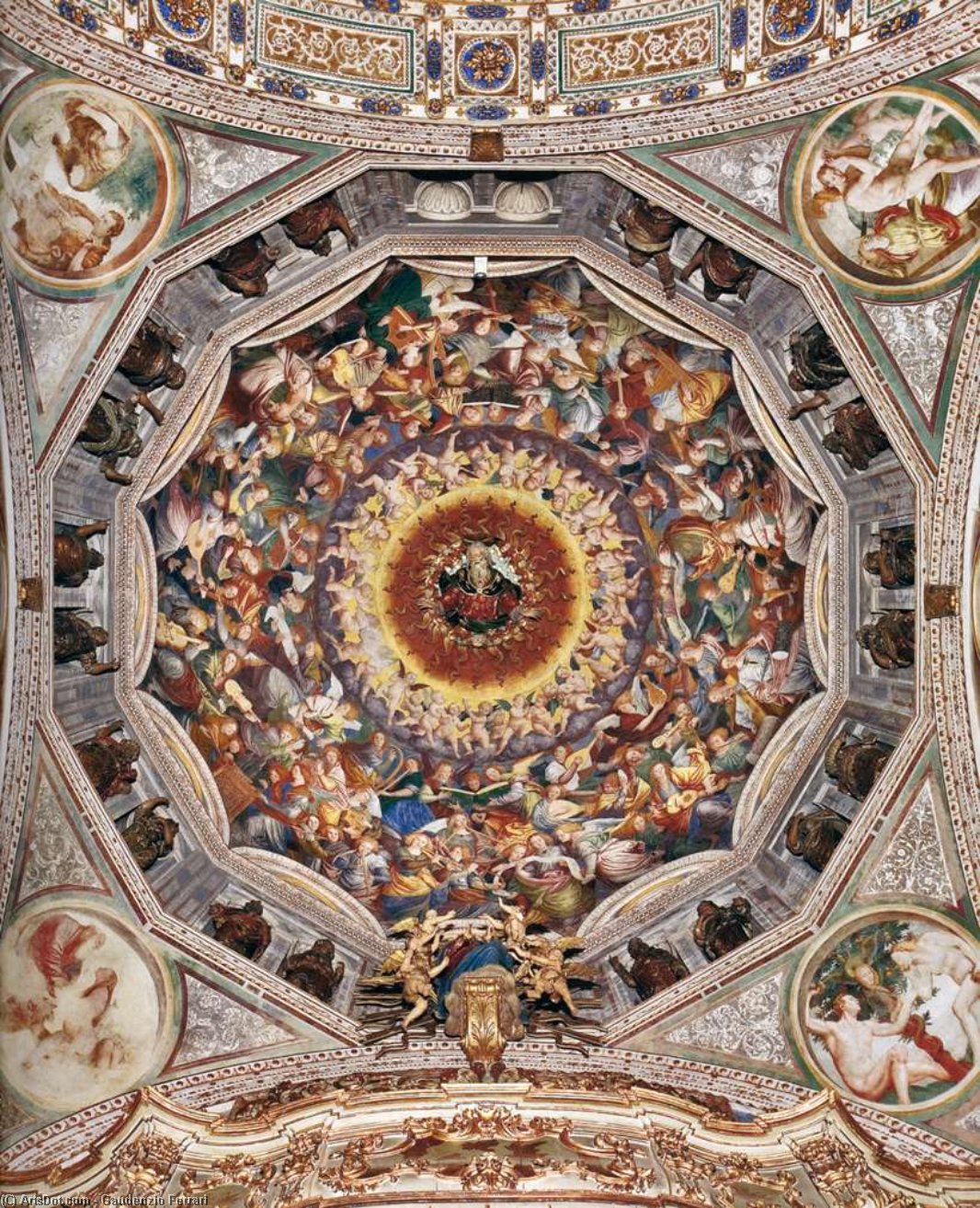 Order Artwork Replica Assumption of the Virgin, 1534 by Gaudenzio Ferrari (1475-1546, Italy) | ArtsDot.com