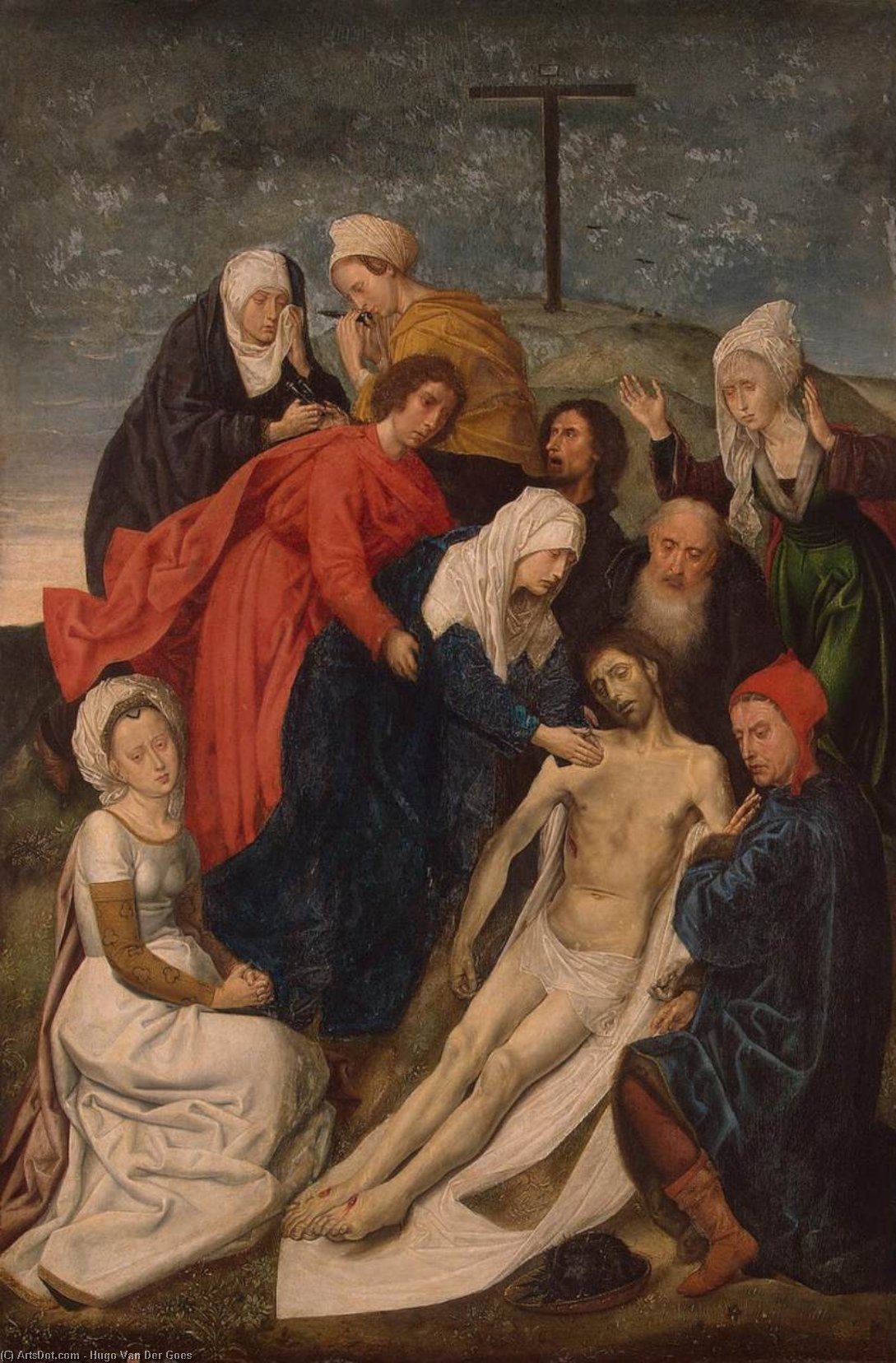 Buy Museum Art Reproductions Lamentation by Hugo Van Der Goes (1440-1482, Belgium) | ArtsDot.com