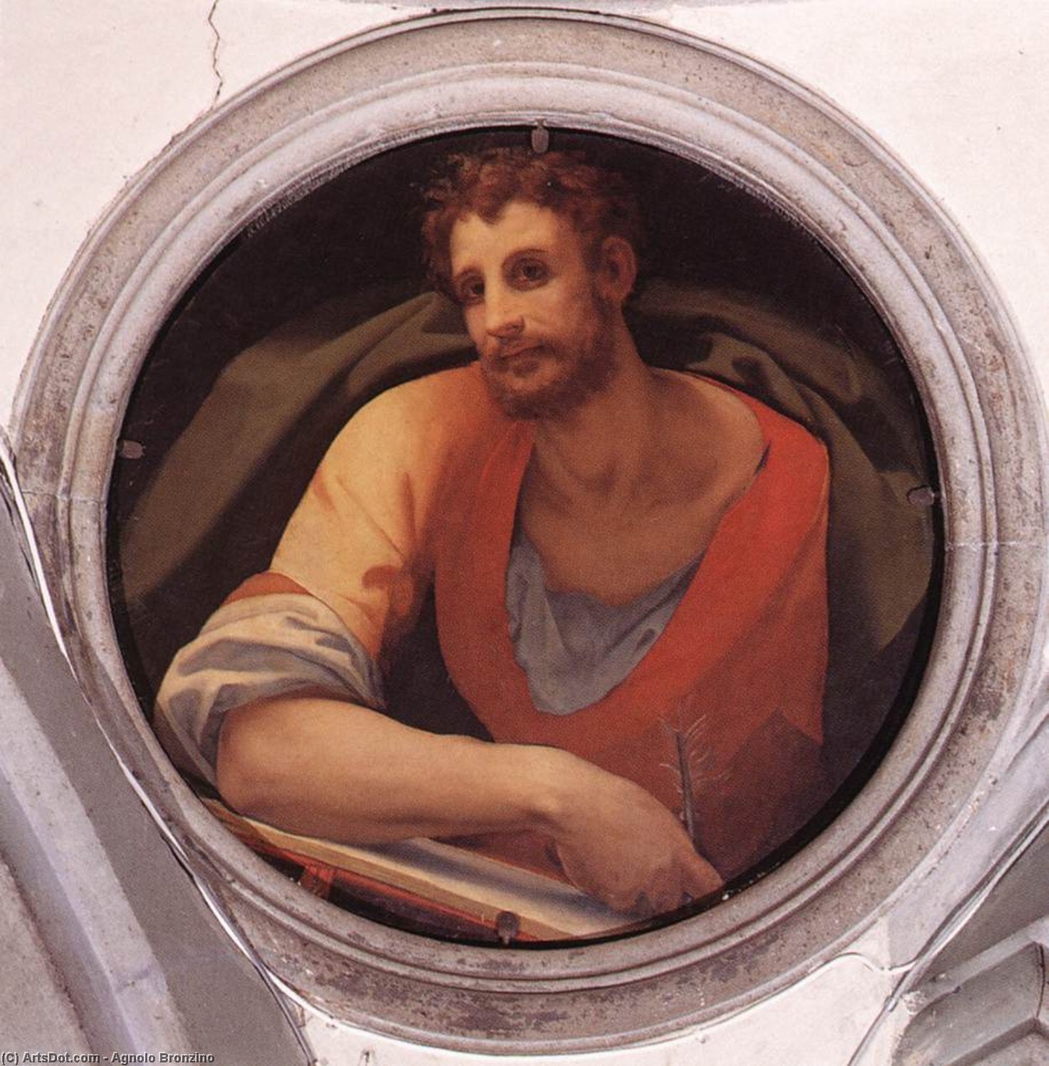 Order Oil Painting Replica St Mark, 1525 by Agnolo Bronzino (1503-1572, Italy) | ArtsDot.com