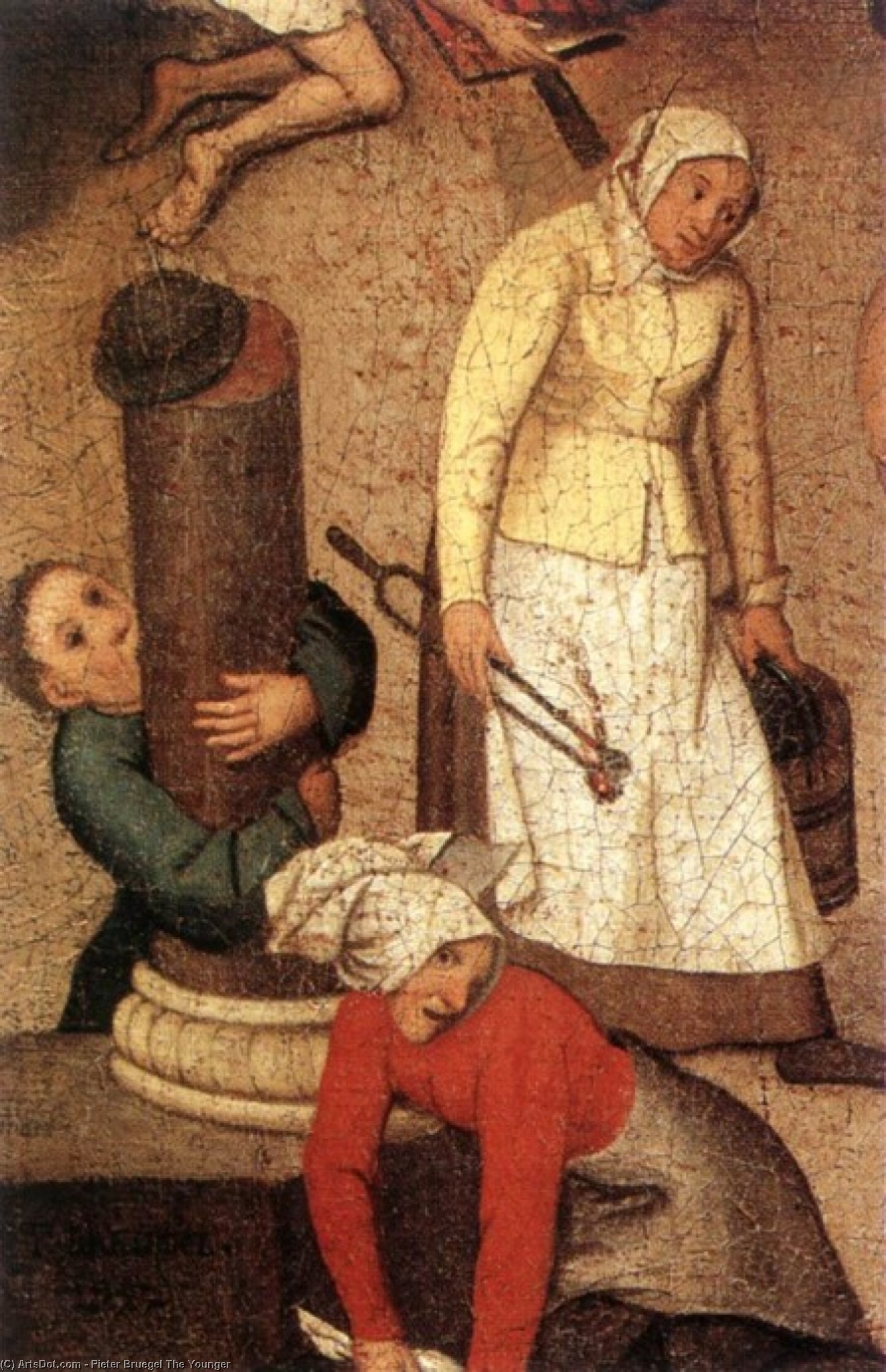 Order Art Reproductions Proverbs (detail) (15) by Pieter Bruegel The Younger (1525-1569, Belgium) | ArtsDot.com