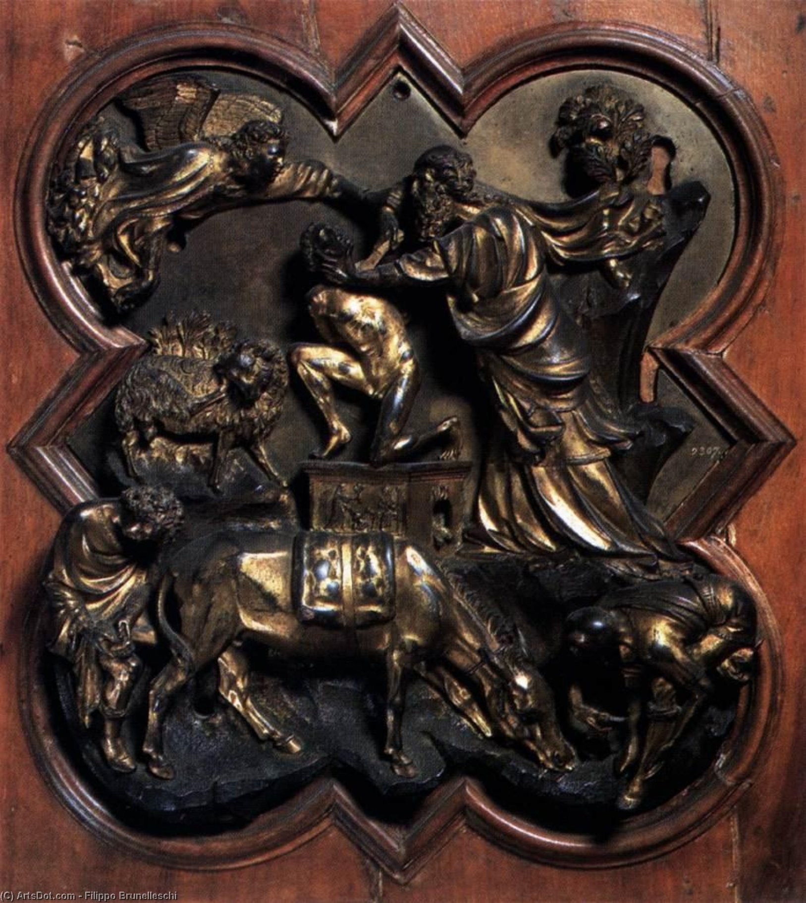 Order Art Reproductions Sacrifice of Isaac, 1401 by Filippo Brunelleschi (1377-1446, Italy) | ArtsDot.com