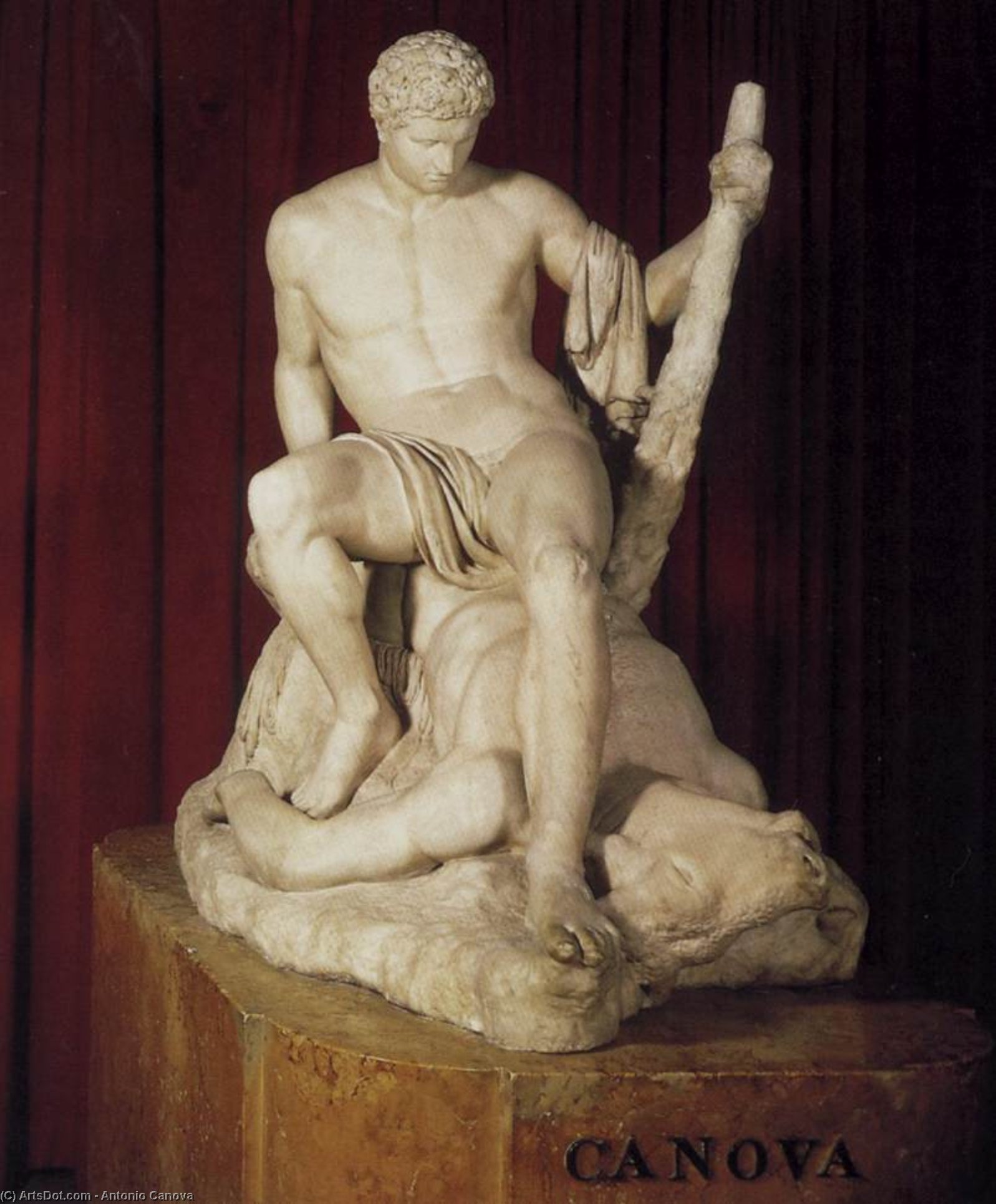 Order Artwork Replica Theseus and the Minotaur, 1781 by Antonio Canova (1757-1822, Italy) | ArtsDot.com
