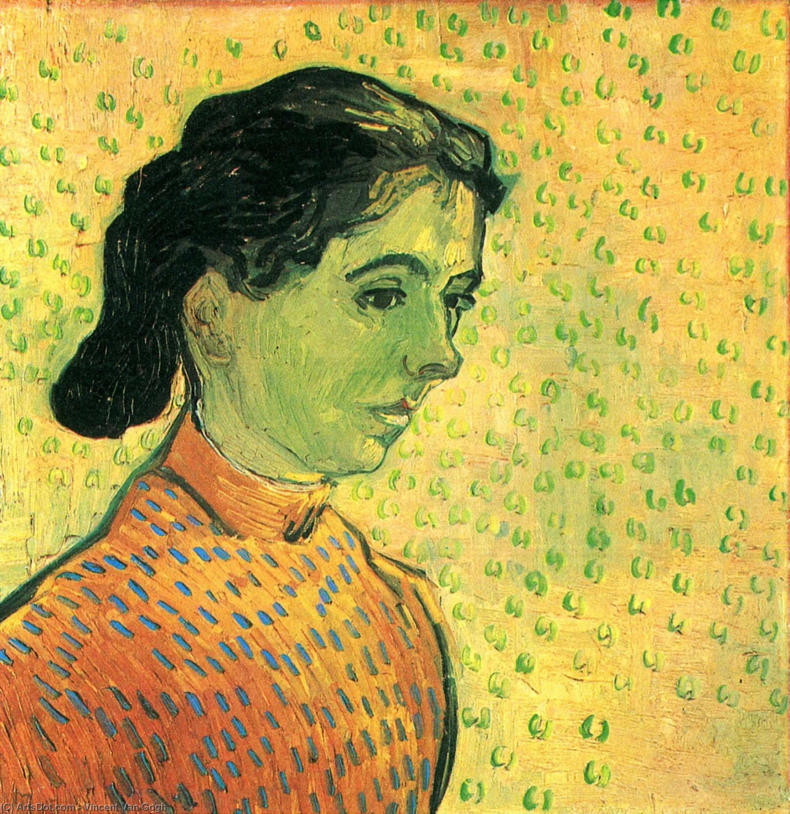 Pedir Reproducciones De Arte La pequeña Arlesienne, 1890 de Vincent Van Gogh (1853-1890, Netherlands) | ArtsDot.com