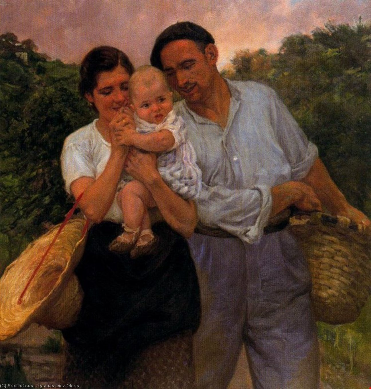 Buy Museum Art Reproductions los Padres by Ignacio Díaz Olano (1860-1937, Spain) | ArtsDot.com