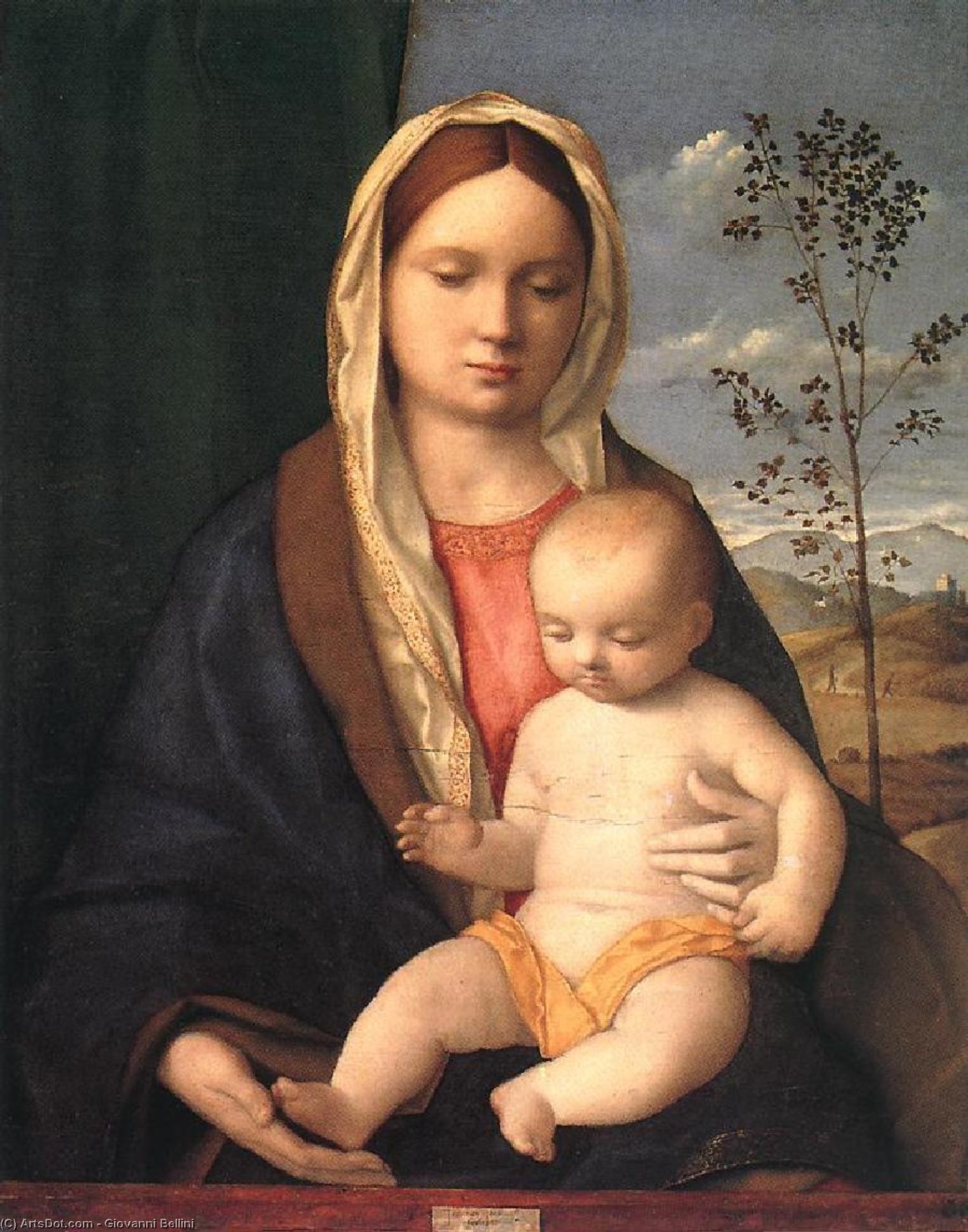 Buy Museum Art Reproductions Madonna and Child, 1490 by Giovanni Bellini (1433-1516, Italy) | ArtsDot.com