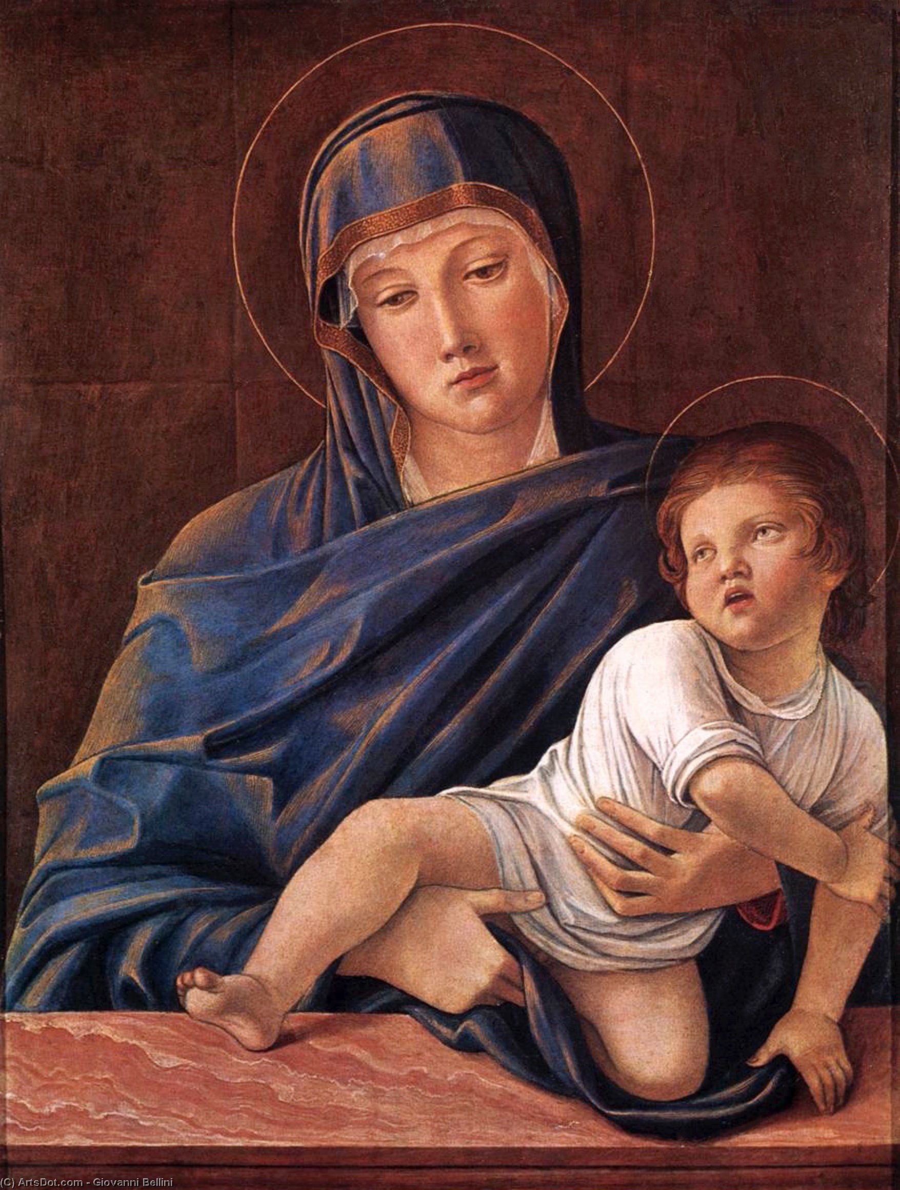 Buy Museum Art Reproductions Madonna with the Child, 1460 by Giovanni Bellini (1433-1516, Italy) | ArtsDot.com