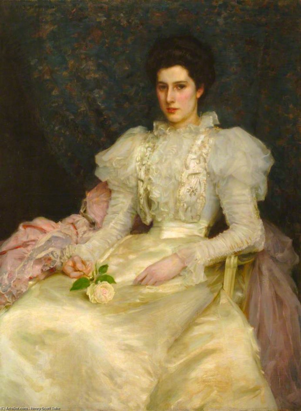 Buy Museum Art Reproductions Miss Muriel Lubbock, 1898 by Henry Scott Tuke (1858-1929, United Kingdom) | ArtsDot.com