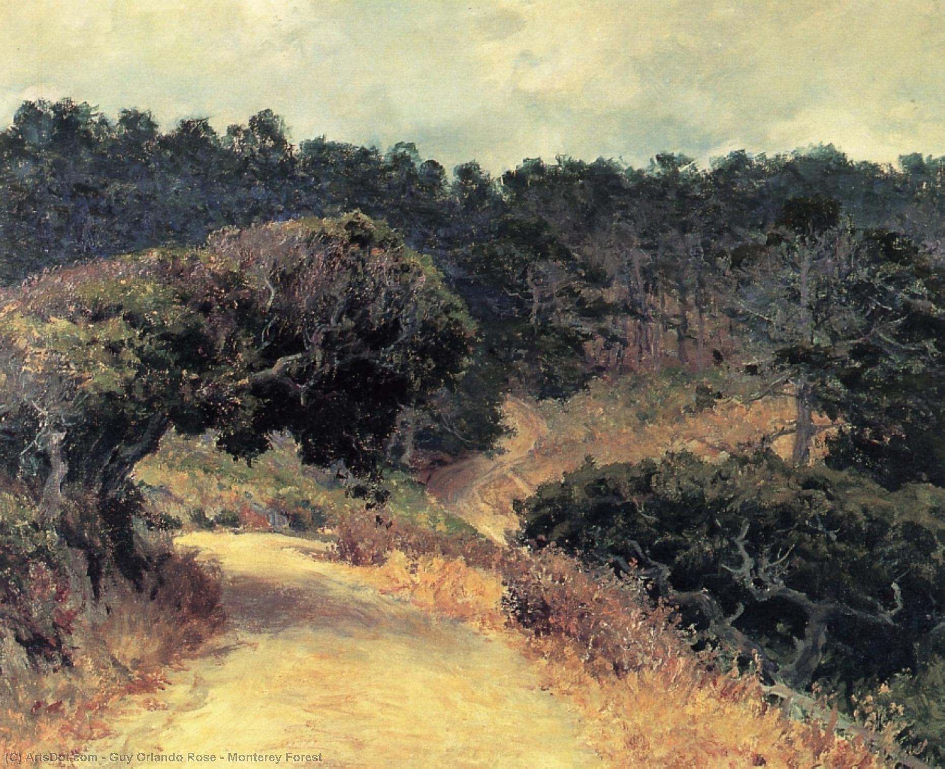 Order Oil Painting Replica Monterey Forest, 1919 by Guy Orlando Rose (1867-1925, United States) | ArtsDot.com