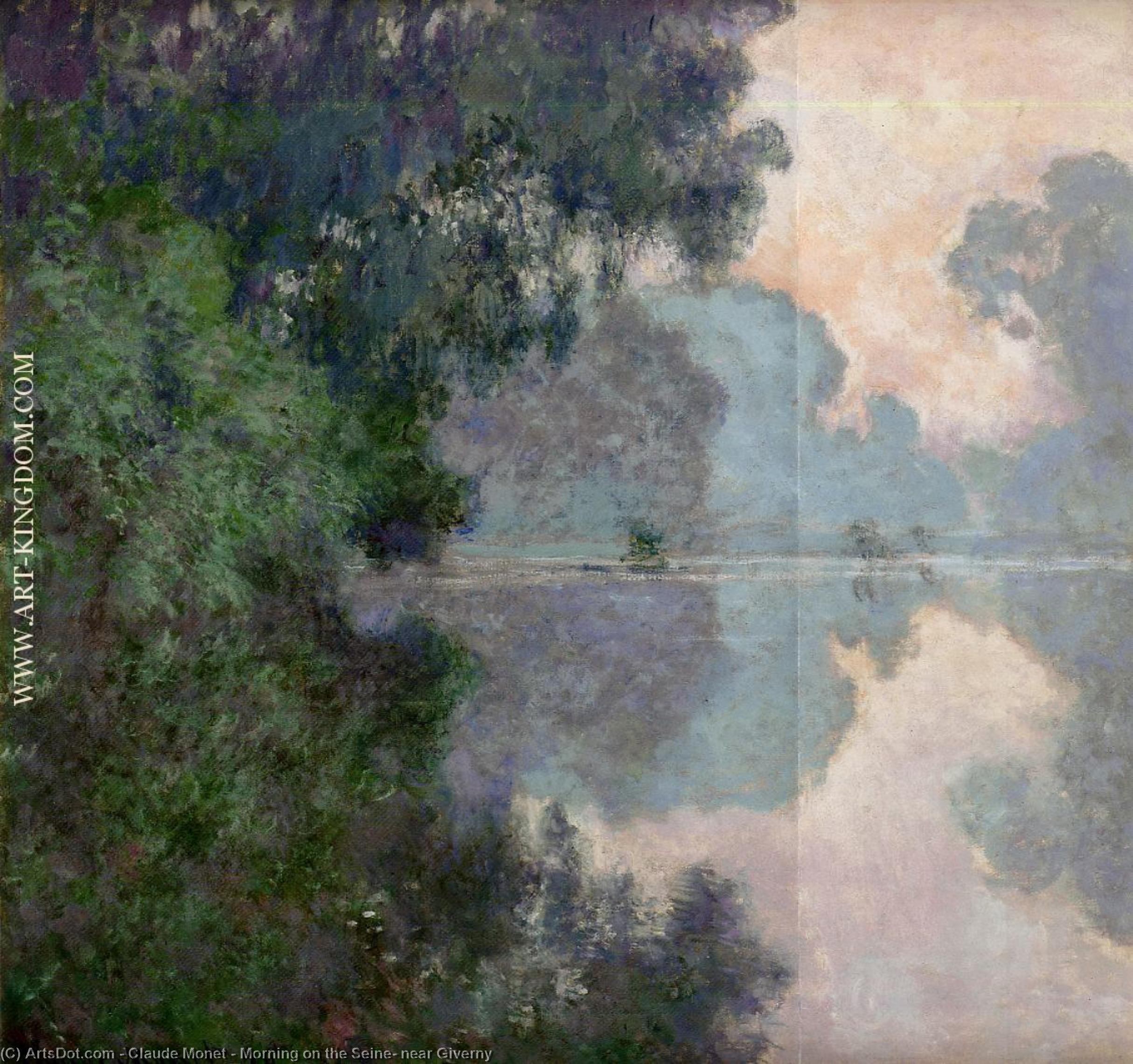 Order Oil Painting Replica Morning on the Seine, near Giverny, 1896 by Claude Monet (1840-1926, France) | ArtsDot.com
