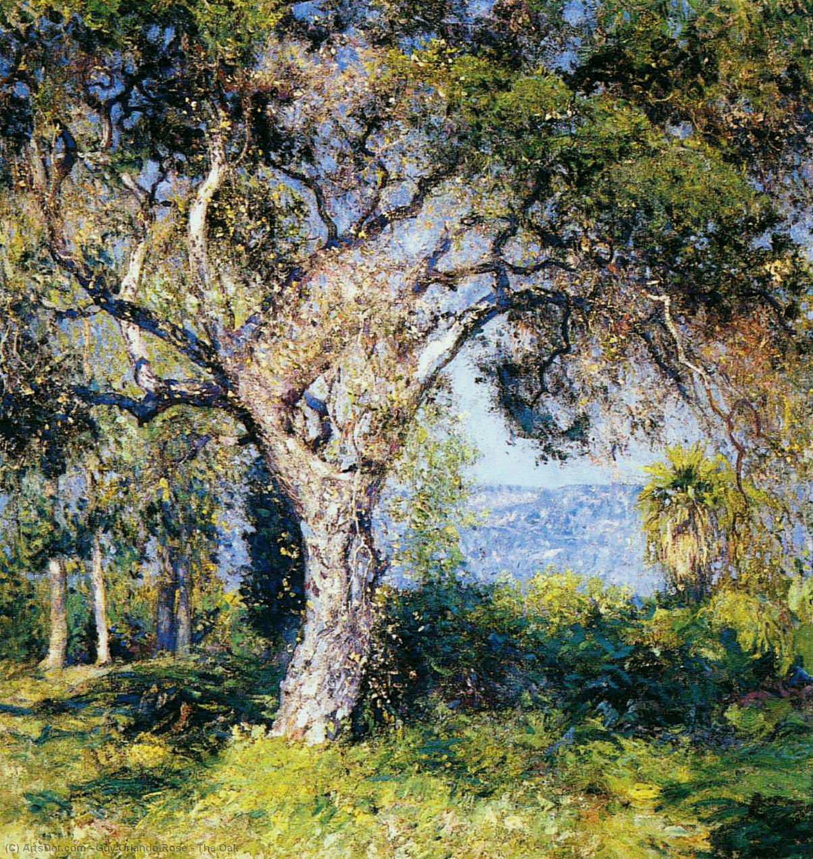 Buy Museum Art Reproductions The Oak, 1916 by Guy Orlando Rose (1867-1925, United States) | ArtsDot.com