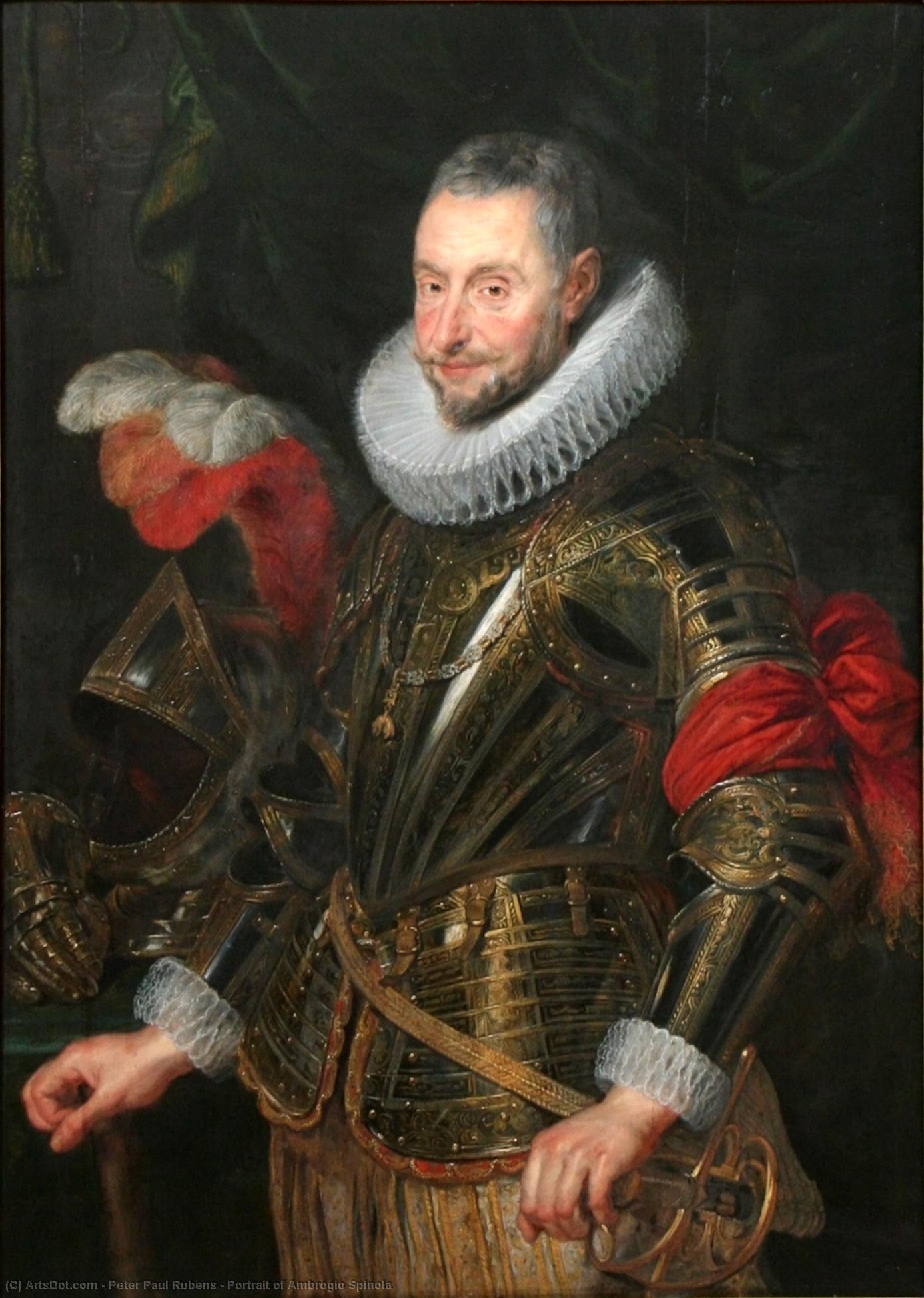 Buy Museum Art Reproductions Portrait of Ambrogio Spinola, 1628 by Peter Paul Rubens (1577-1640, Germany) | ArtsDot.com