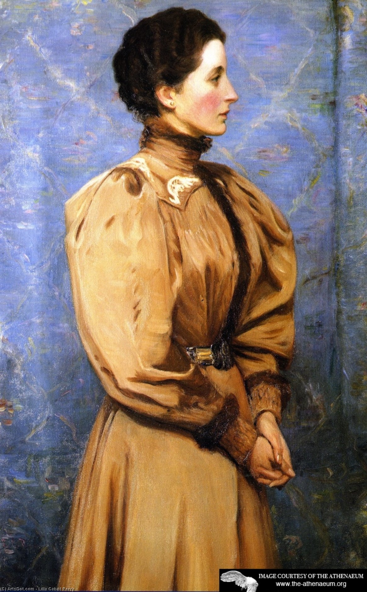 Buy Museum Art Reproductions Portrait of the Baroness von R., 1895 by Lilla Cabot Perry (1848-1932, United States) | ArtsDot.com