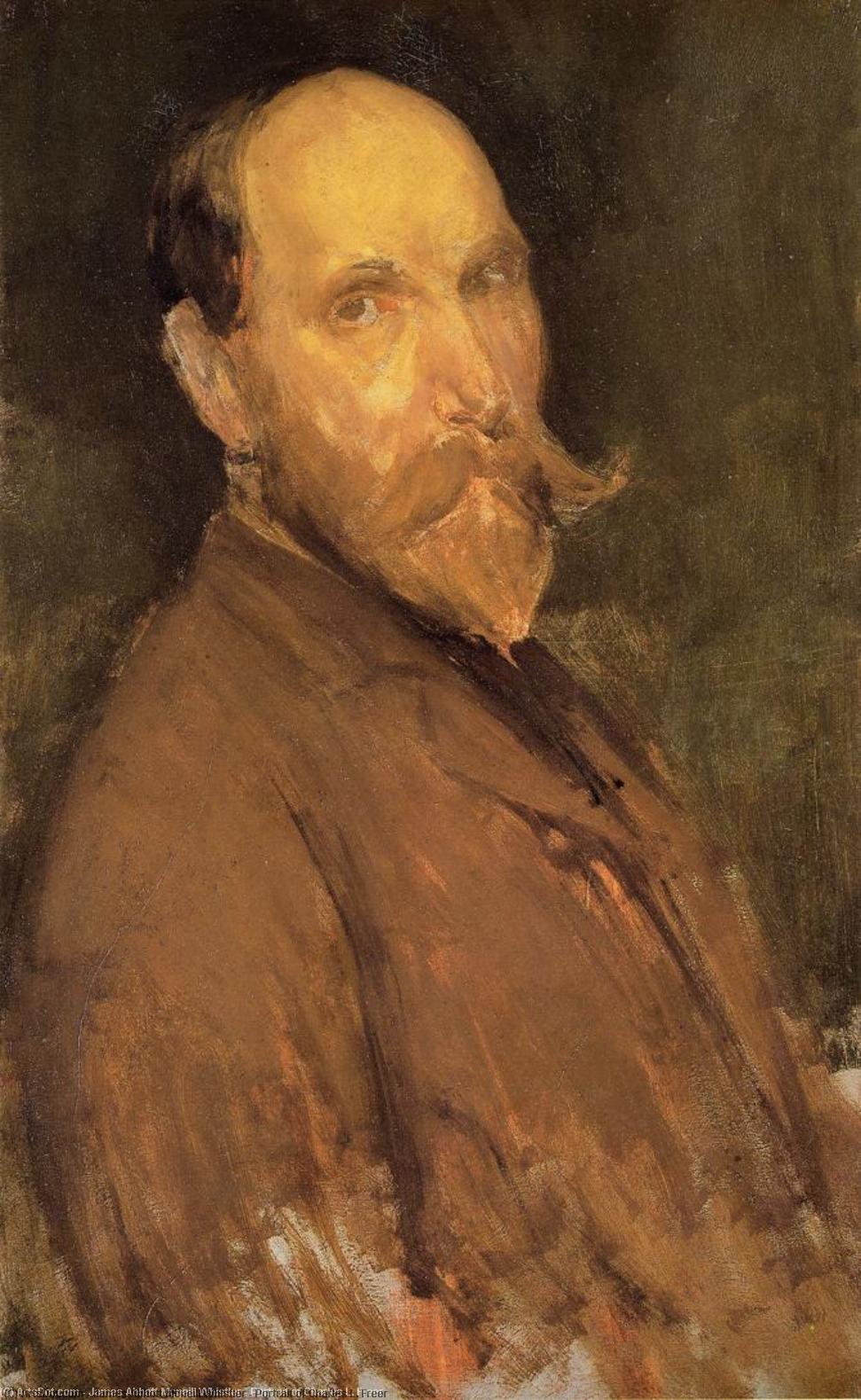 Buy Museum Art Reproductions Portrait of Charles L. Freer, 1902 by James Abbott Mcneill Whistler (1834-1903, United States) | ArtsDot.com