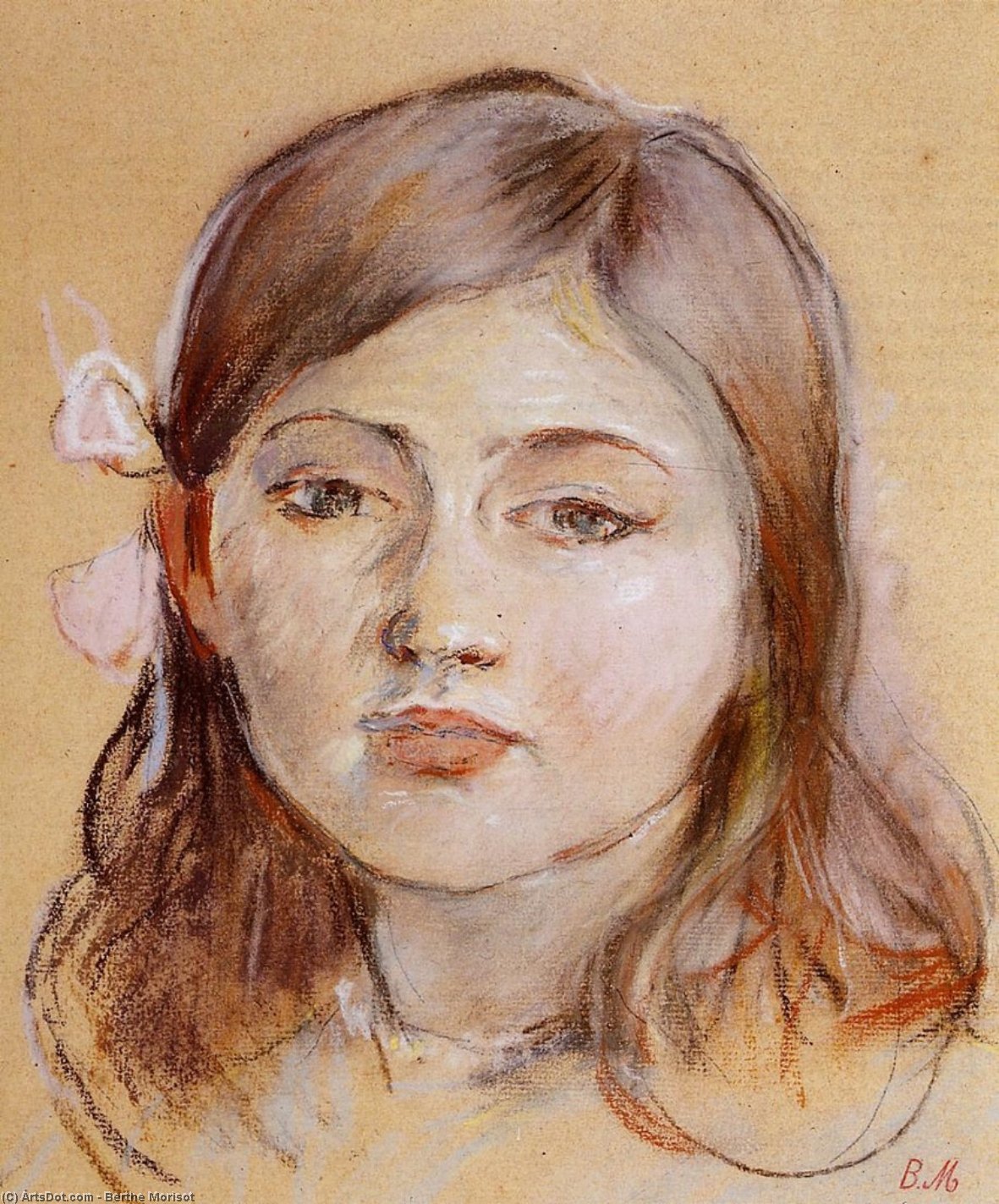 Order Oil Painting Replica Portrait of Julie, 1889 by Berthe Morisot (1841-1895, France) | ArtsDot.com