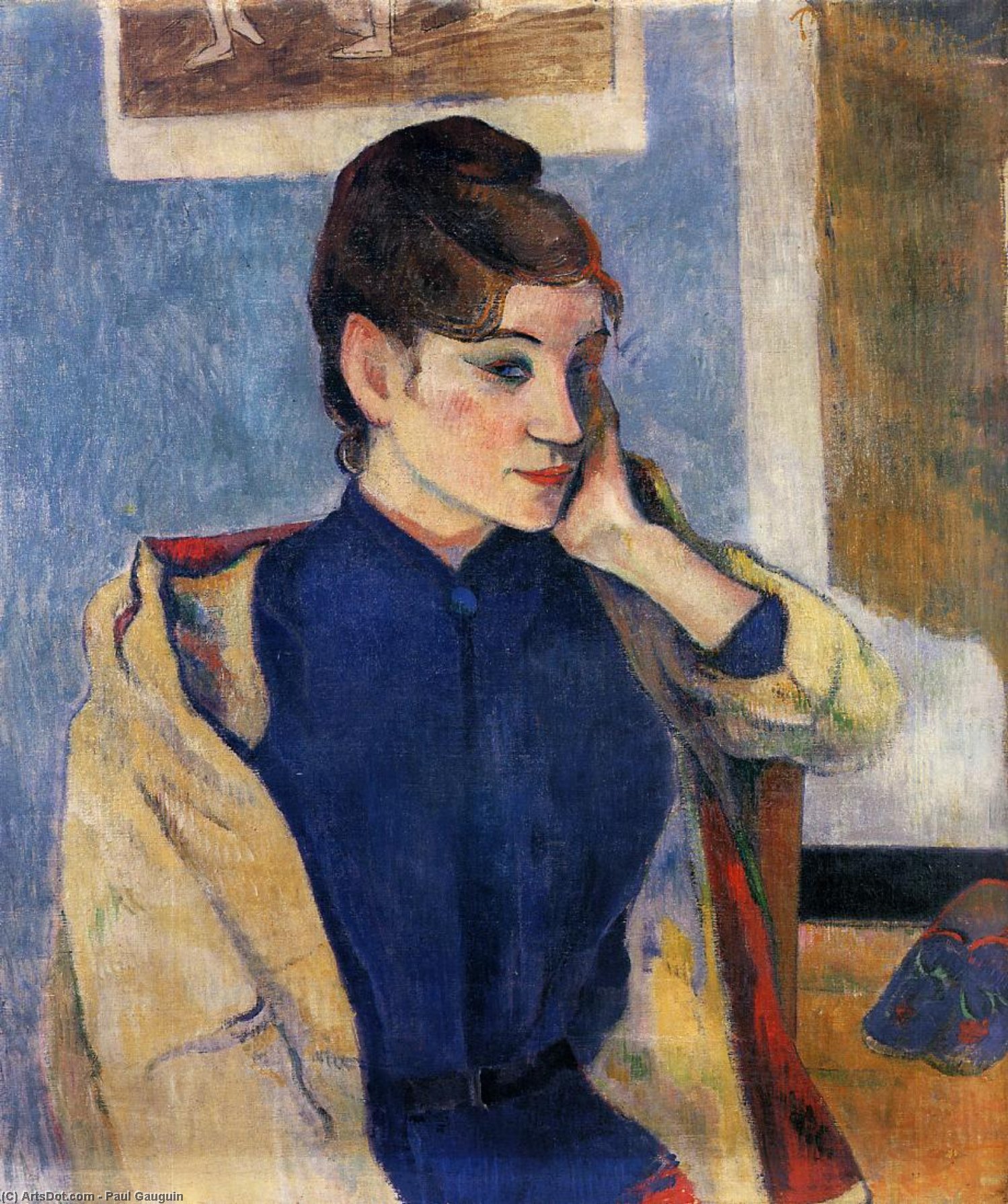 Buy Museum Art Reproductions Portrait of Madeline Bernard, 1888 by Paul Gauguin (1848-1903, France) | ArtsDot.com